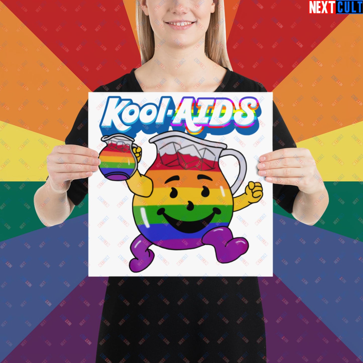 Kool-AIDS Poster 14″×14″ Posters LGBTQ+ Next Cult Brand