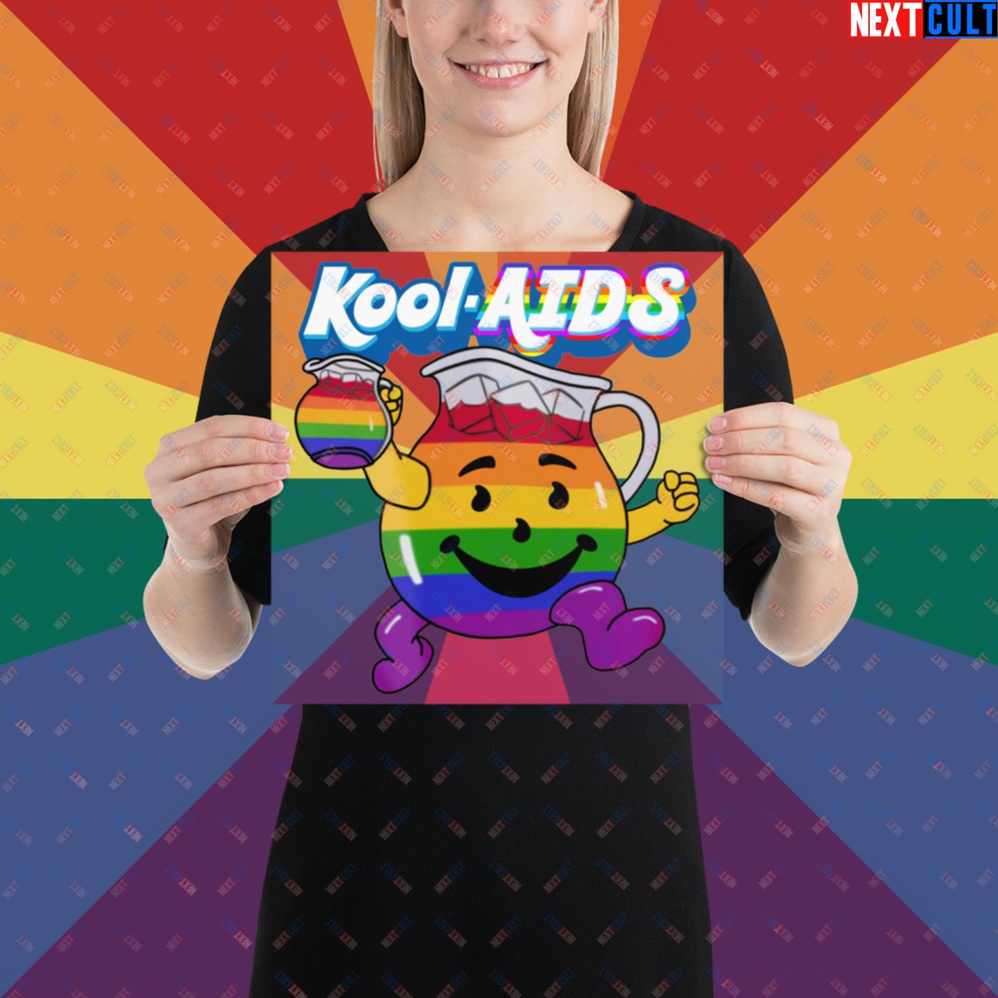 Kool-AIDS Poster 12″×12″ Posters LGBTQ+ Next Cult Brand