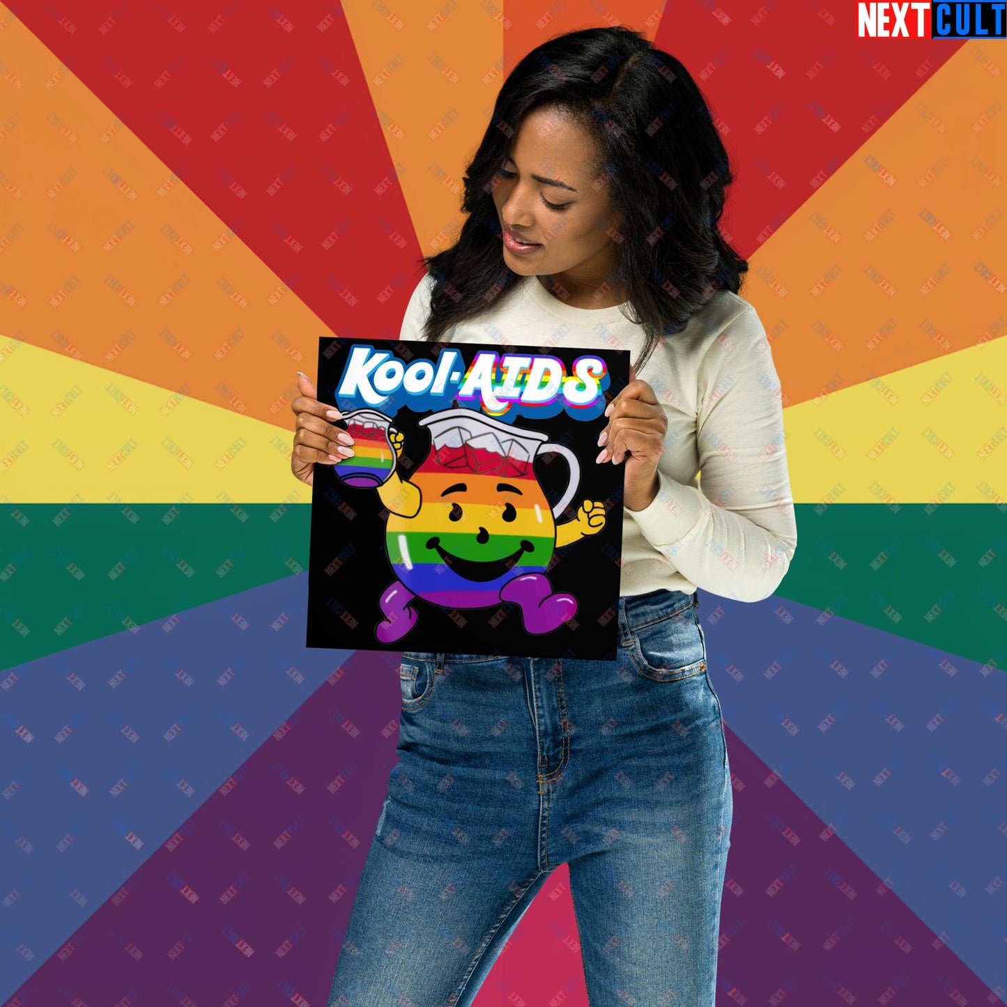 Kool-AIDS Poster 10″×10″ Posters LGBTQ+ Next Cult Brand