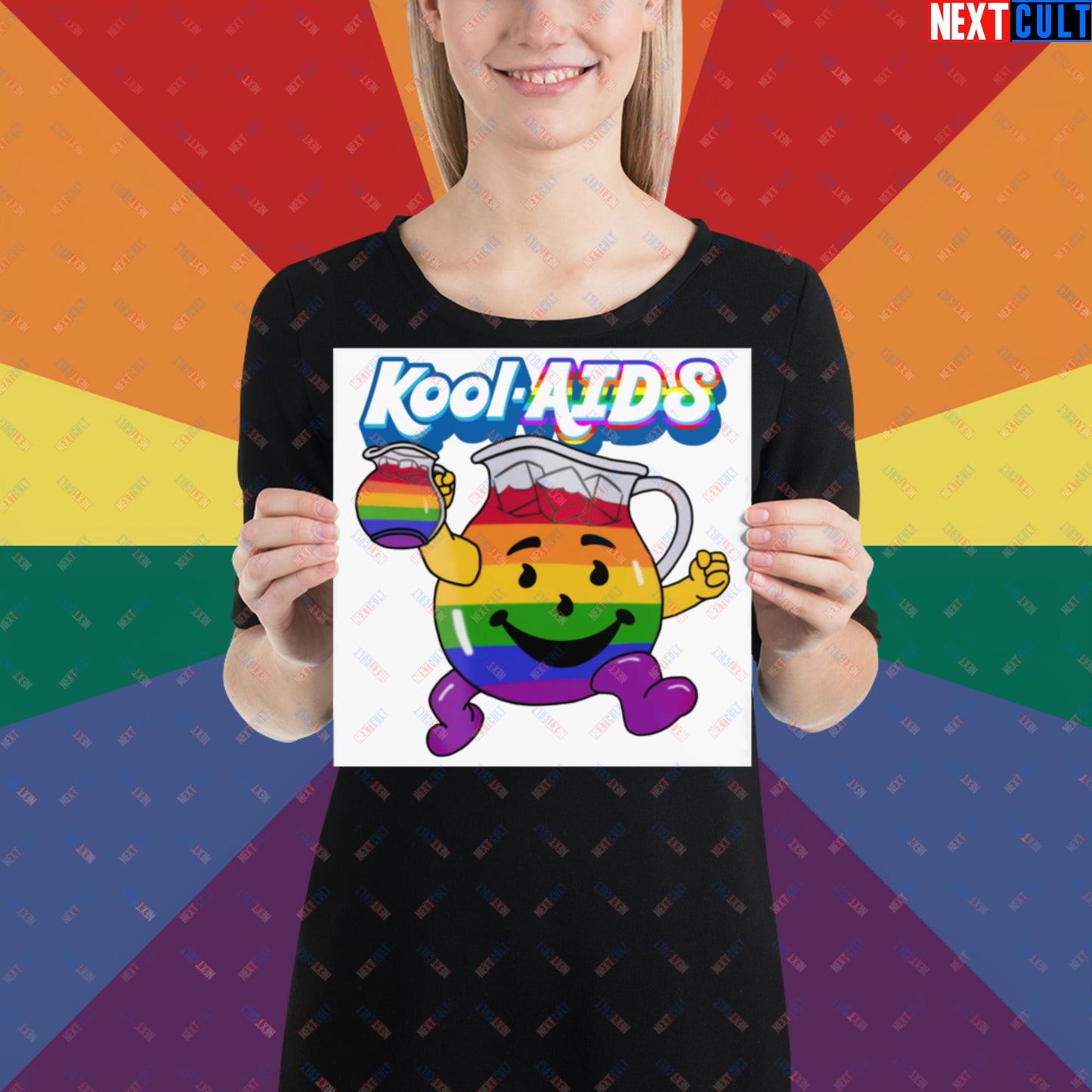 Kool-AIDS Poster 10″×10″ Posters LGBTQ+ Next Cult Brand
