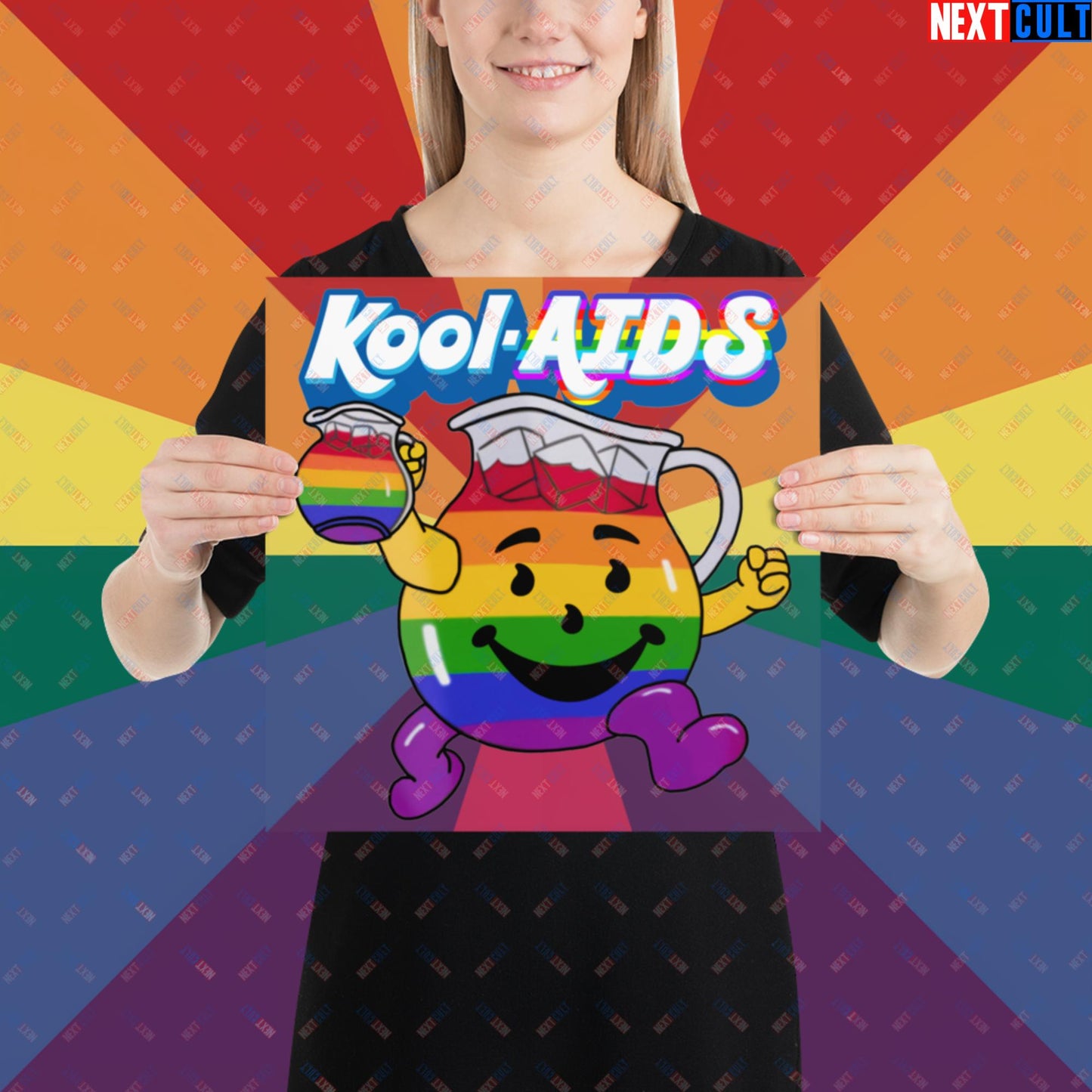 Kool-AIDS Poster 14″×14″ Posters LGBTQ+ Next Cult Brand