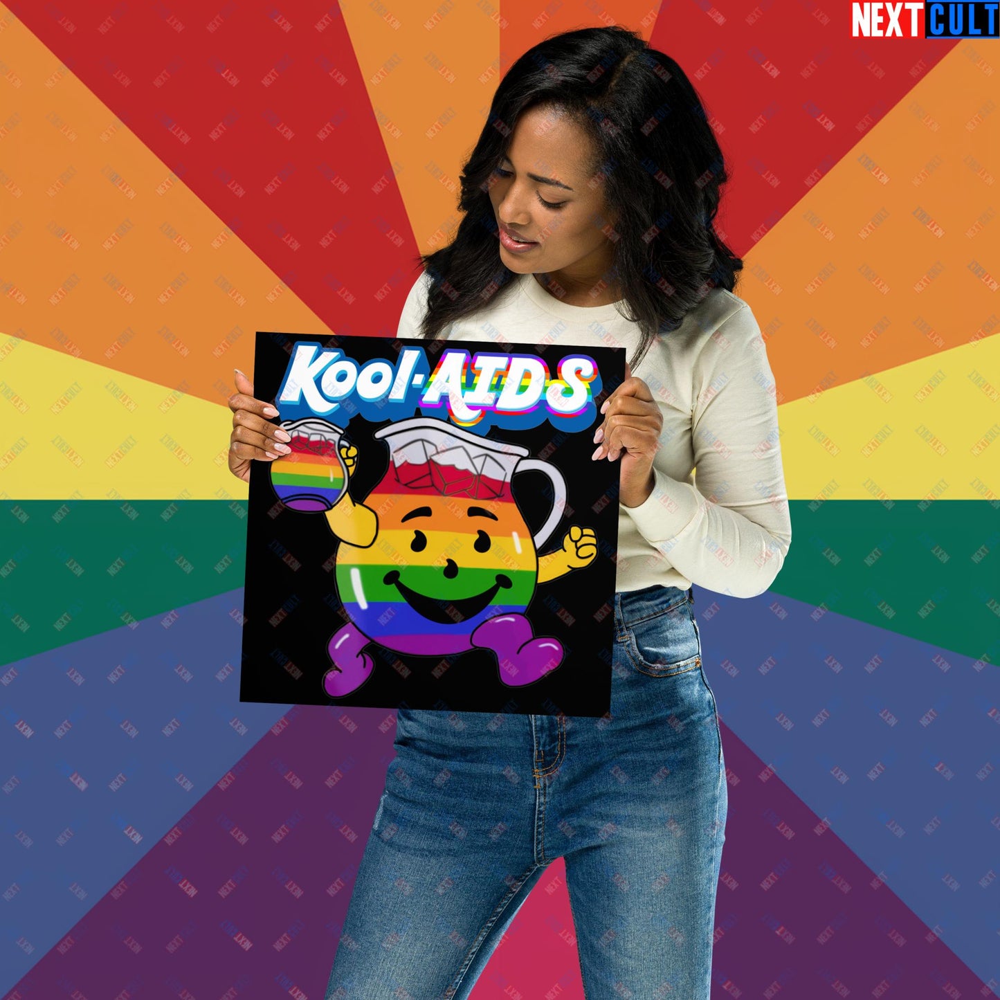 Kool-AIDS Poster 12″×12″ Posters LGBTQ+ Next Cult Brand