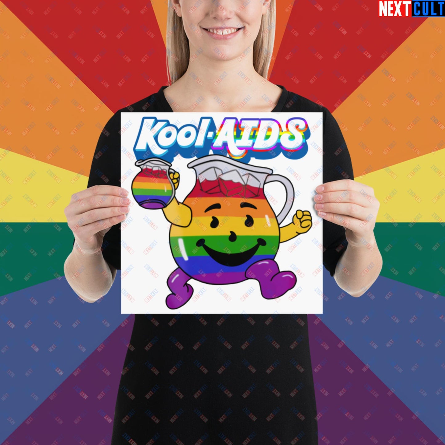 Kool-AIDS Poster 12″×12″ Posters LGBTQ+ Next Cult Brand