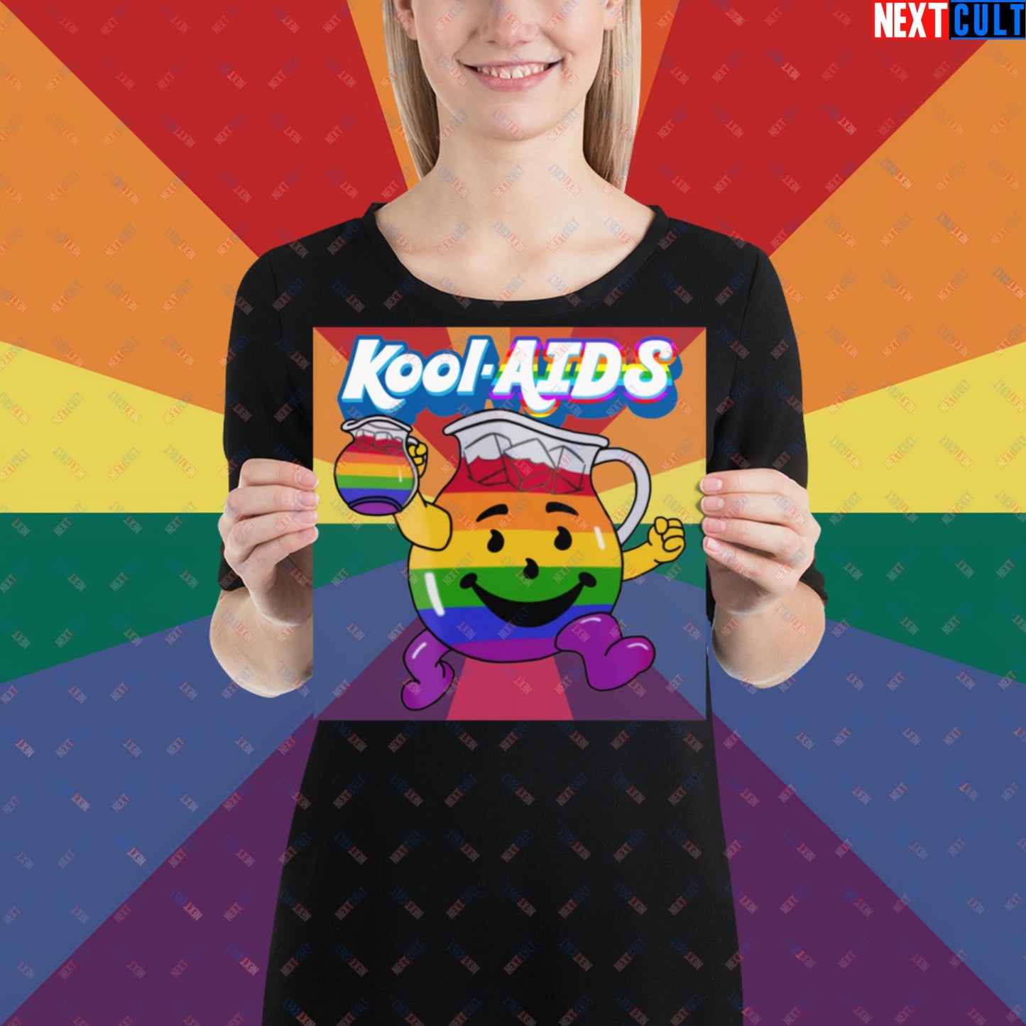 Kool-AIDS Poster 10″×10″ Posters LGBTQ+ Next Cult Brand