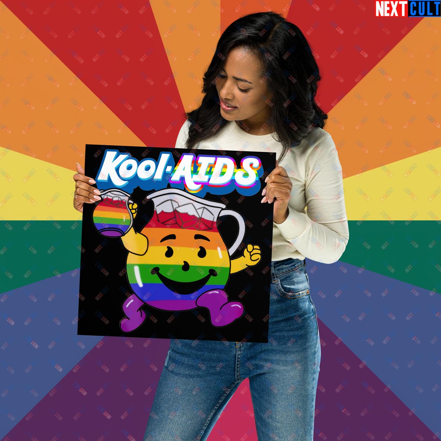 Kool-AIDS Poster 14″×14″ Posters LGBTQ+ Next Cult Brand