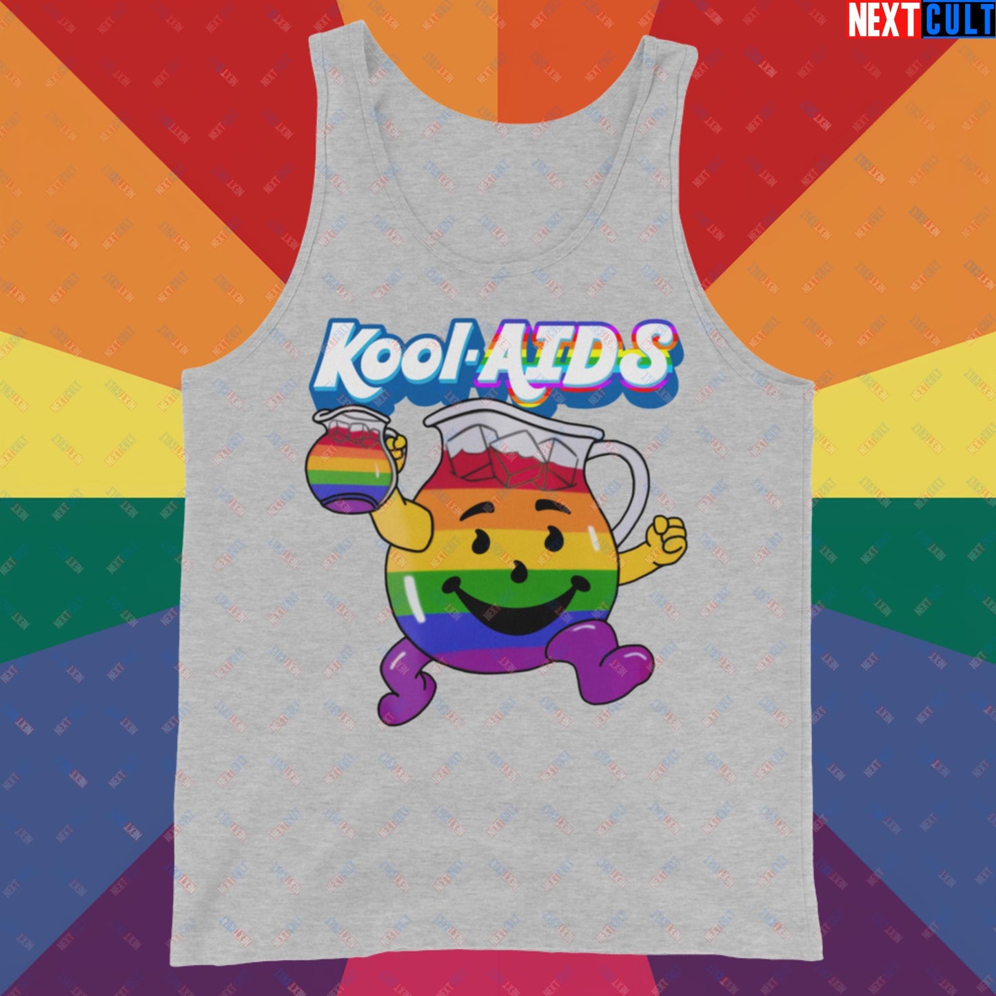 Kool-AIDS Tank Top Athletic Heather Tank Tops LGBTQ+ Next Cult Brand