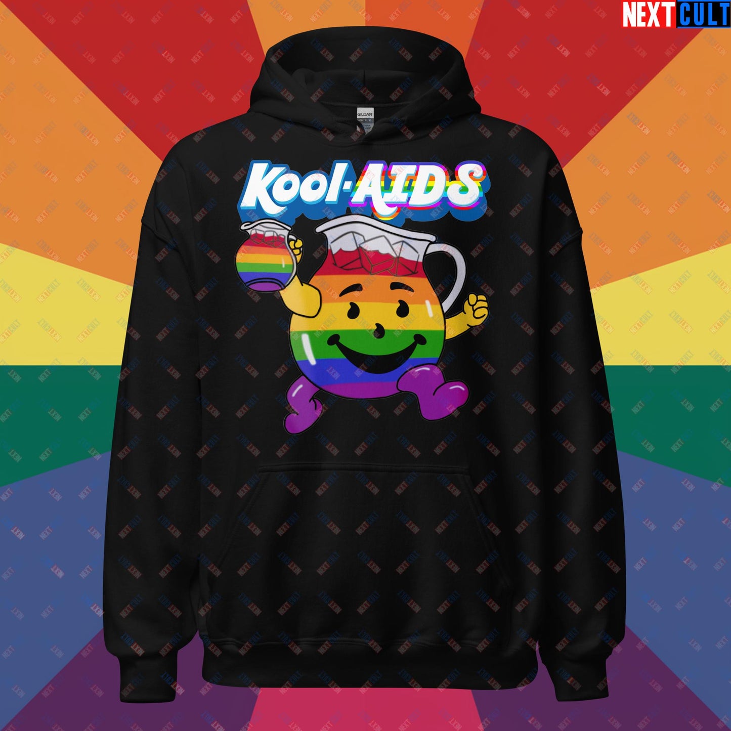 Kool-AIDS Unisex Hoodie Black Hoodies LGBTQ+ Next Cult Brand