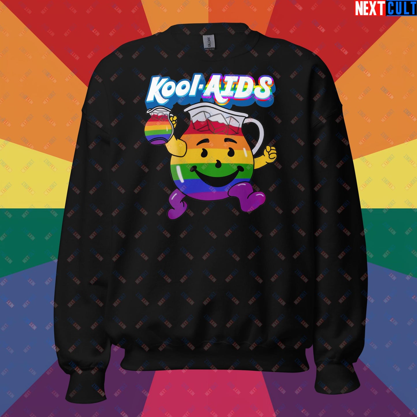 Kool-AIDS Unisex Sweatshirt Black Sweatshirts LGBTQ+ Next Cult Brand