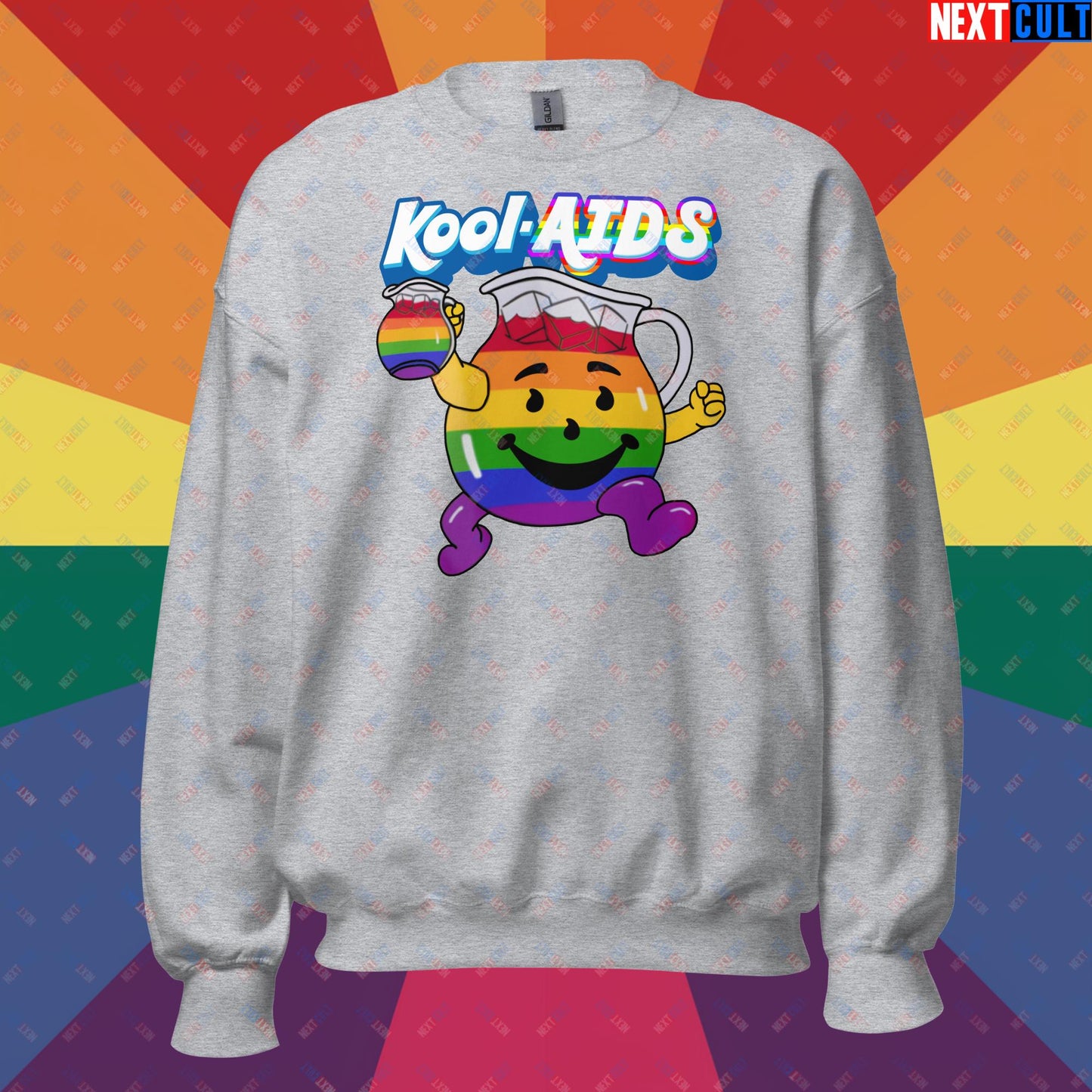 Kool-AIDS Unisex Sweatshirt Sport Grey Sweatshirts LGBTQ+ Next Cult Brand