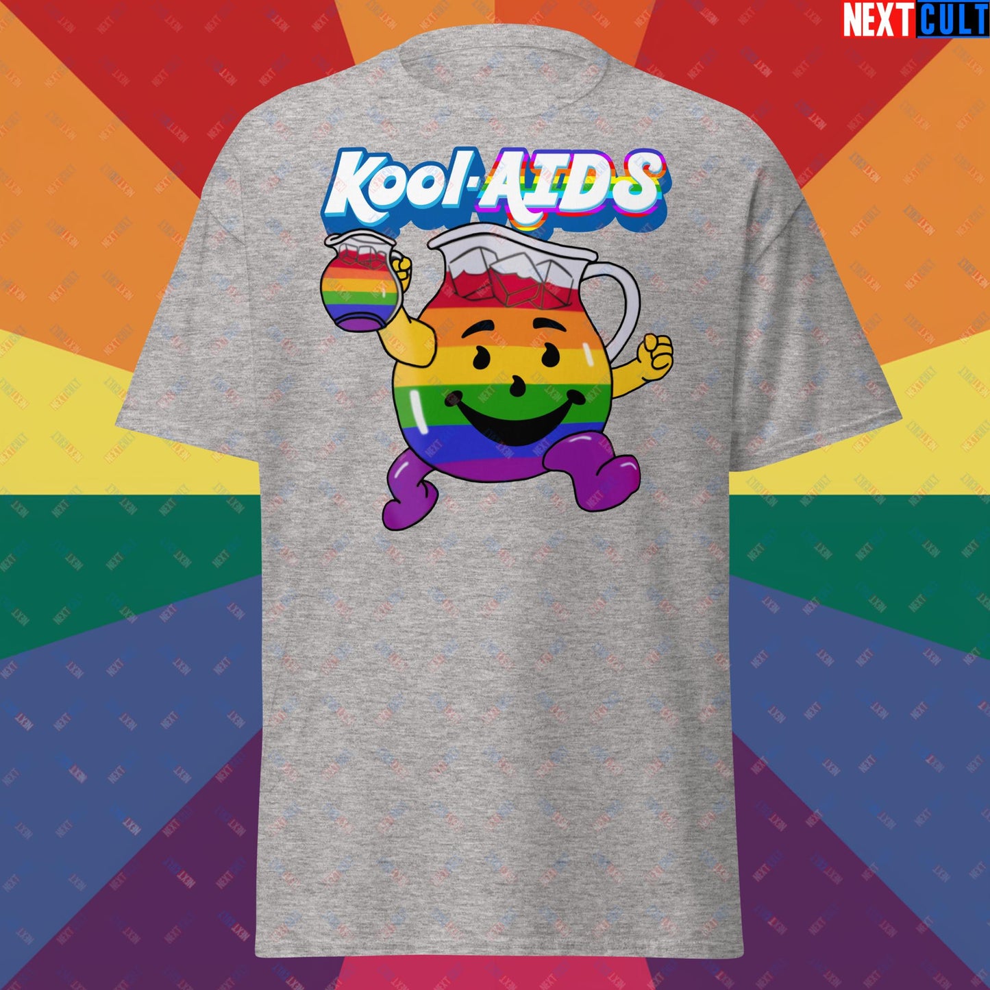 Kool-AIDS Unisex tee Sport Grey T-shirts LGBTQ+ Next Cult Brand