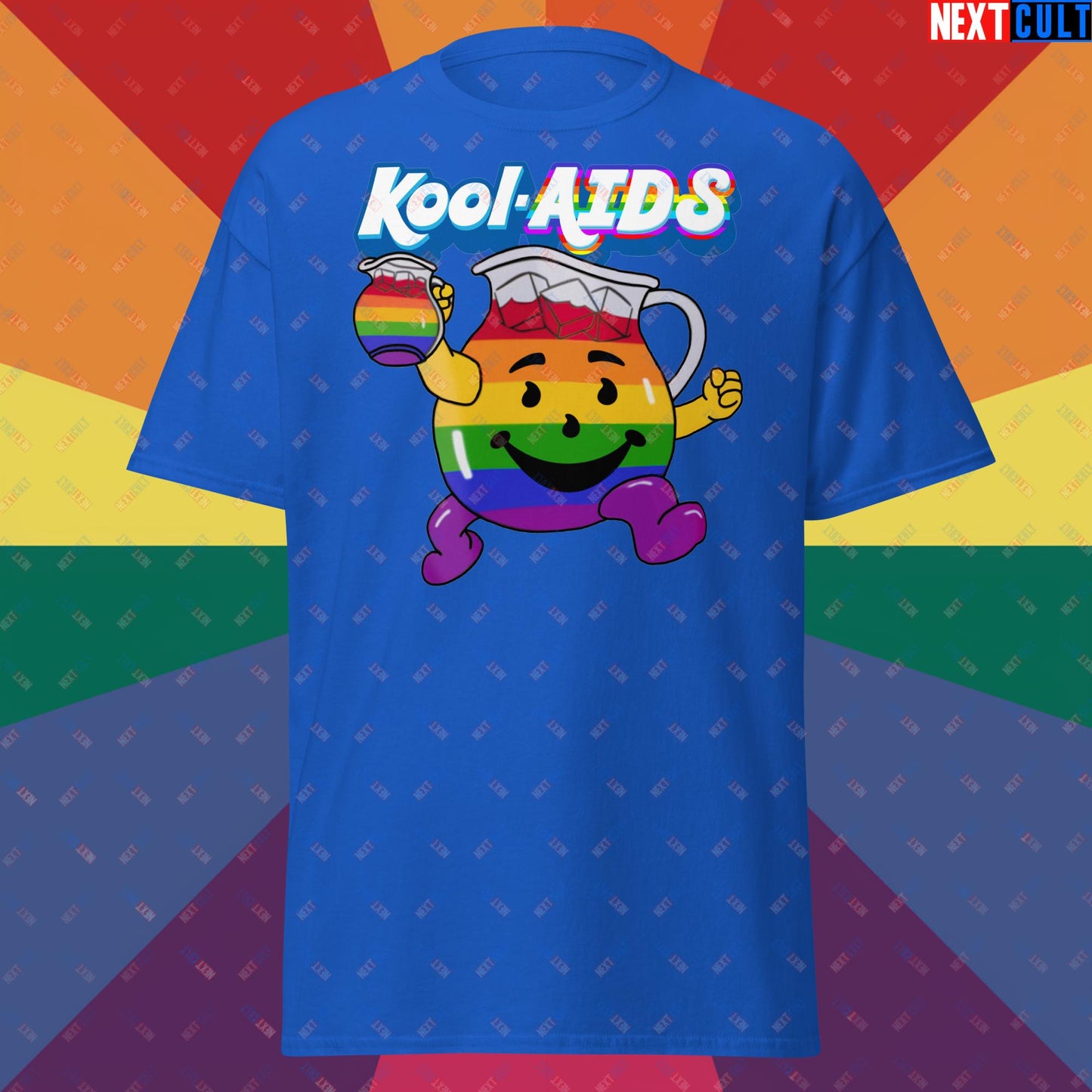 Kool-AIDS Unisex tee Royal T-shirts LGBTQ+ Next Cult Brand