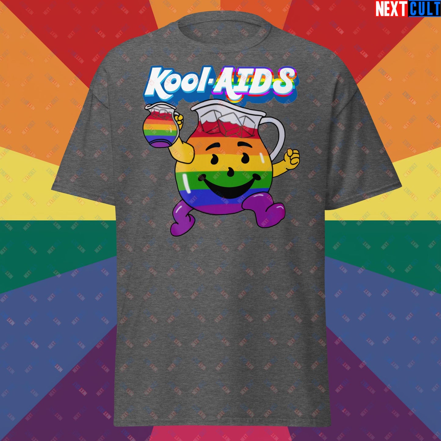 Kool-AIDS Unisex tee Dark Heather T-shirts LGBTQ+ Next Cult Brand
