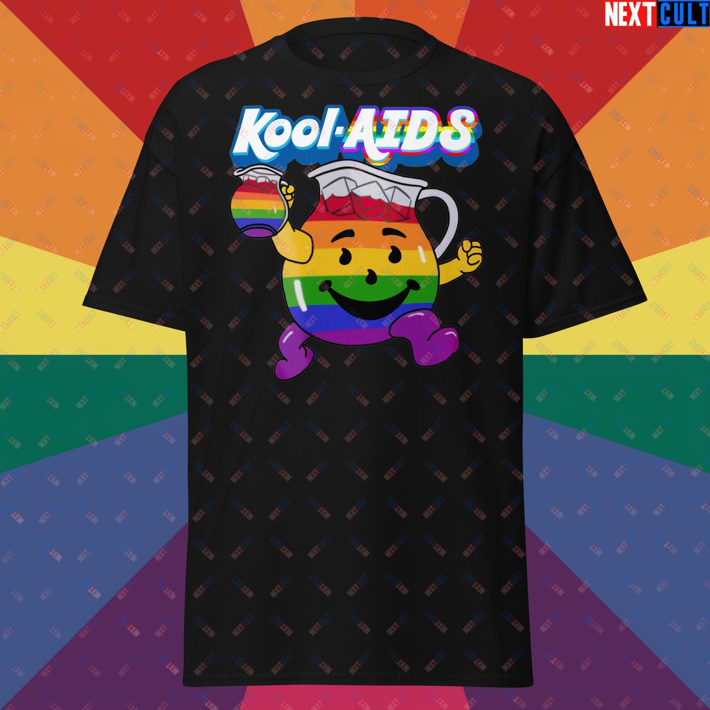 Kool-AIDS Unisex tee Black T-shirts LGBTQ+ Next Cult Brand
