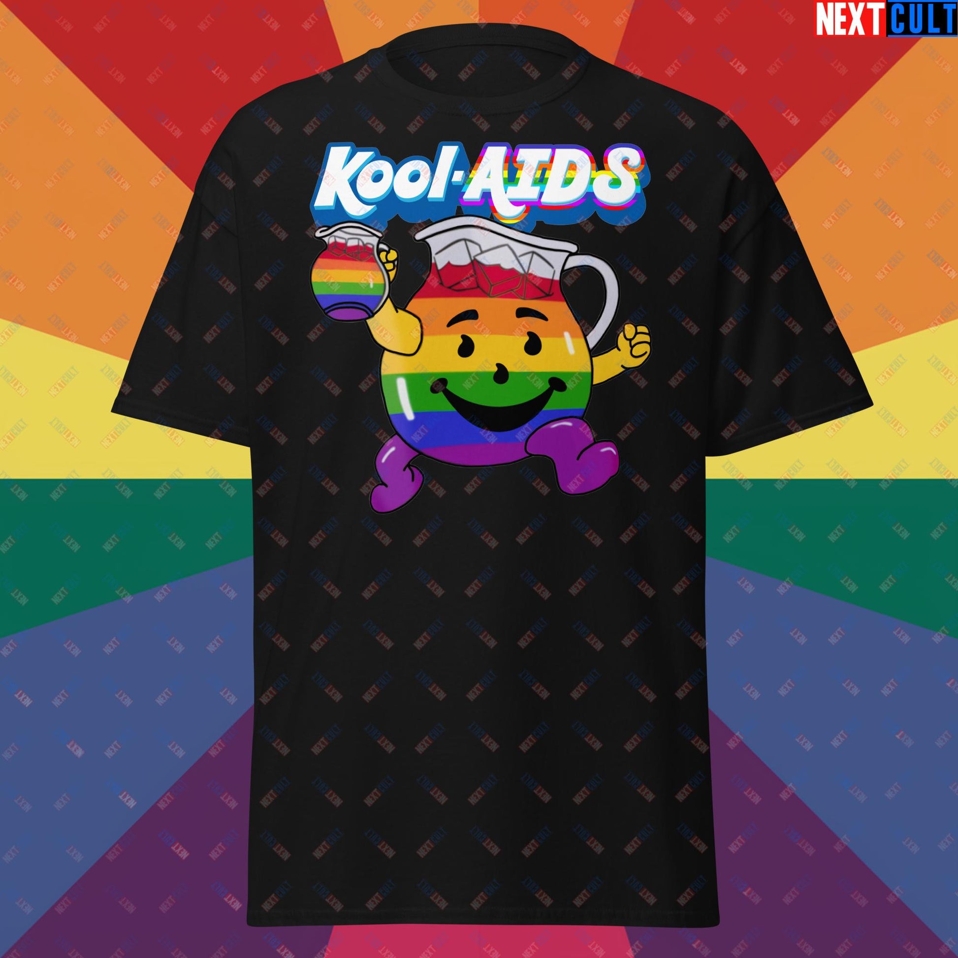 Kool-AIDS Unisex tee Black T-shirts LGBTQ+ Next Cult Brand