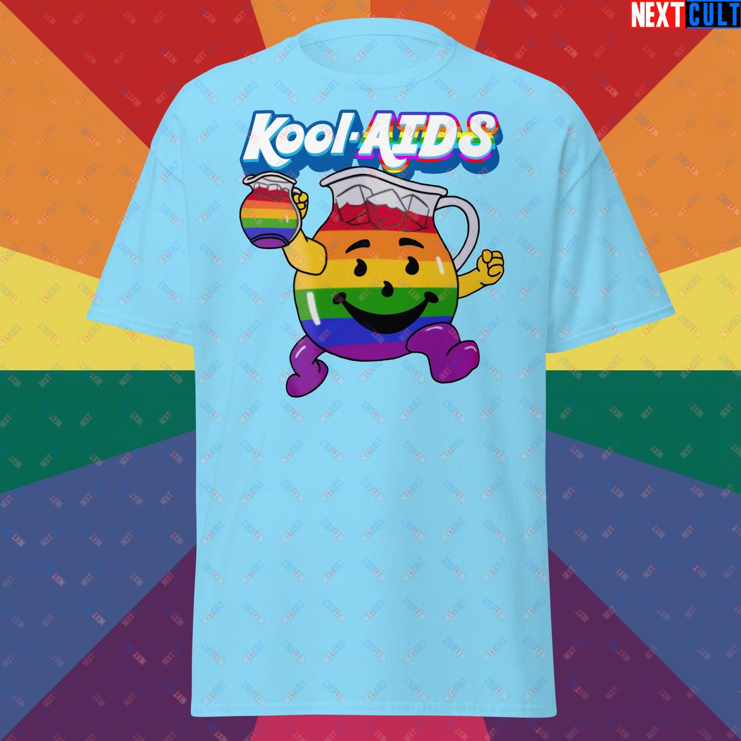Kool-AIDS Unisex tee Sky T-shirts LGBTQ+ Next Cult Brand