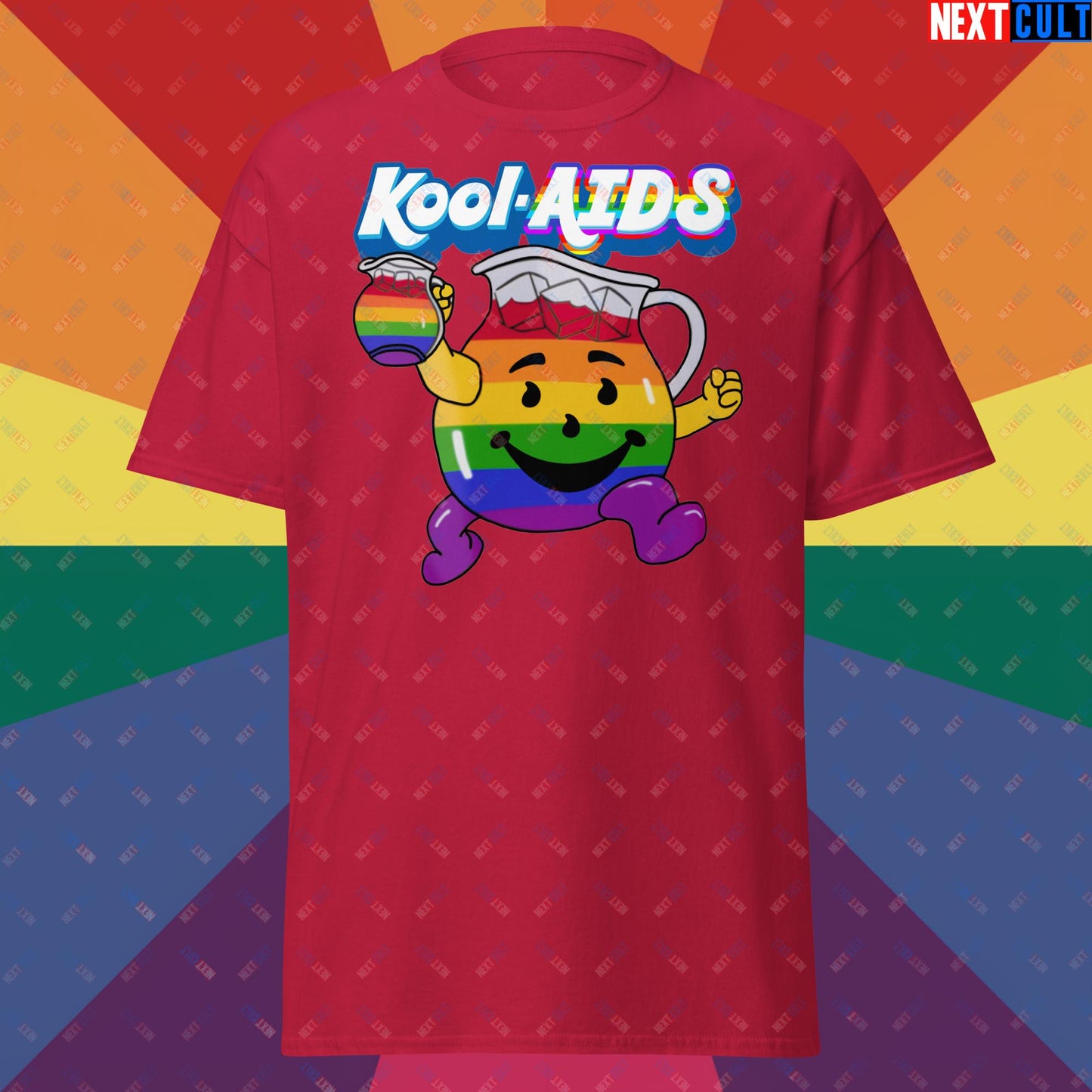 Kool-AIDS Unisex tee Cardinal T-shirts LGBTQ+ Next Cult Brand