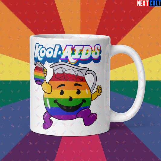 Kool-AIDS White glossy mug Default Title Mugs LGBTQ+ Next Cult Brand