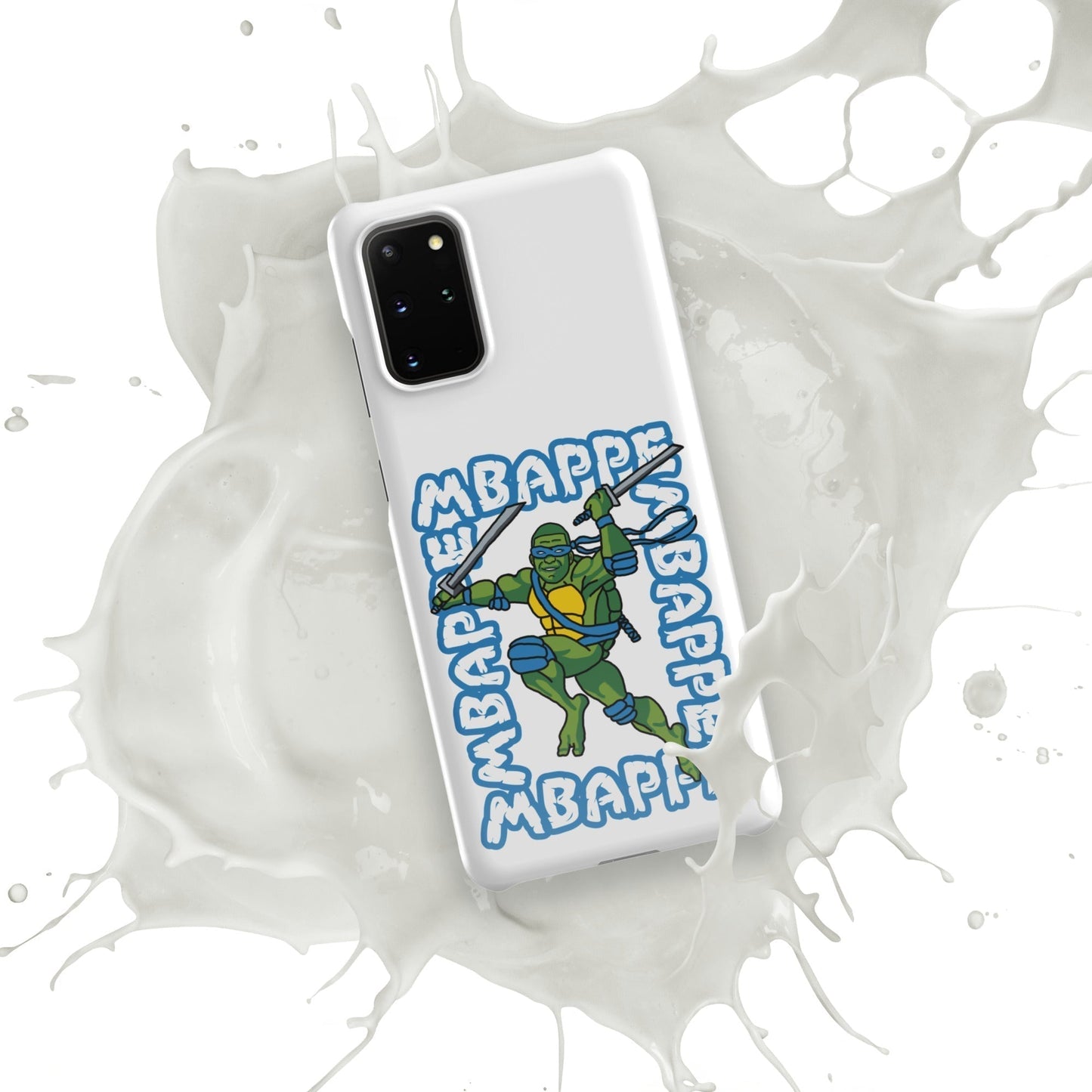 Kylian Mbappe Blue Ninja Turtle Leonardo Snap case for Samsung® Mobile Phone Cases Football Kylian Mbappe Ninja Turtles PSG Real Madrid Next Cult Brand