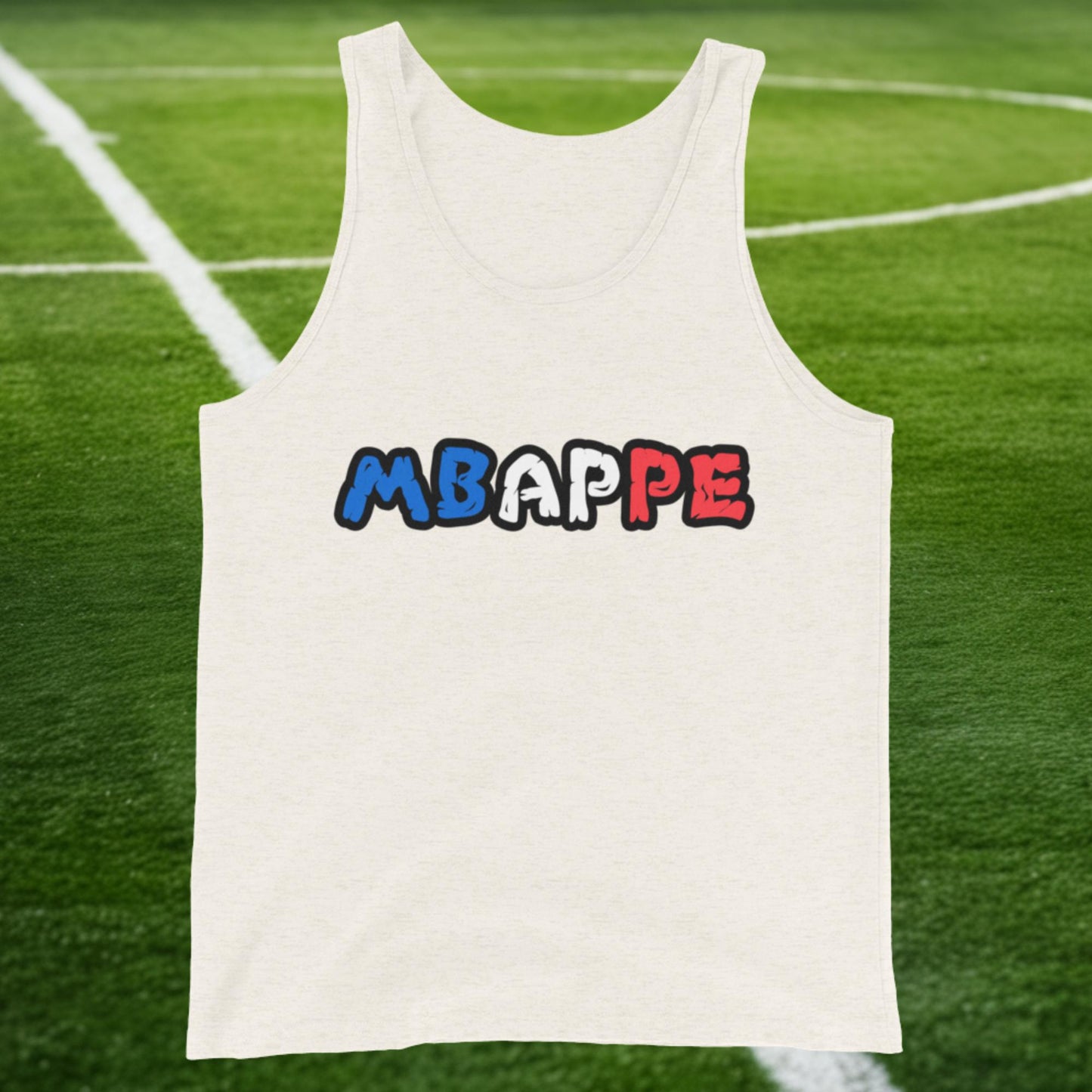Kylian Mbappe France Euro 2024 Ninja Turtle Funny Football Soccer Tank Top Oatmeal Triblend Tank Tops Football Kylian Mbappe Ninja Turtles Real Madrid Next Cult Brand