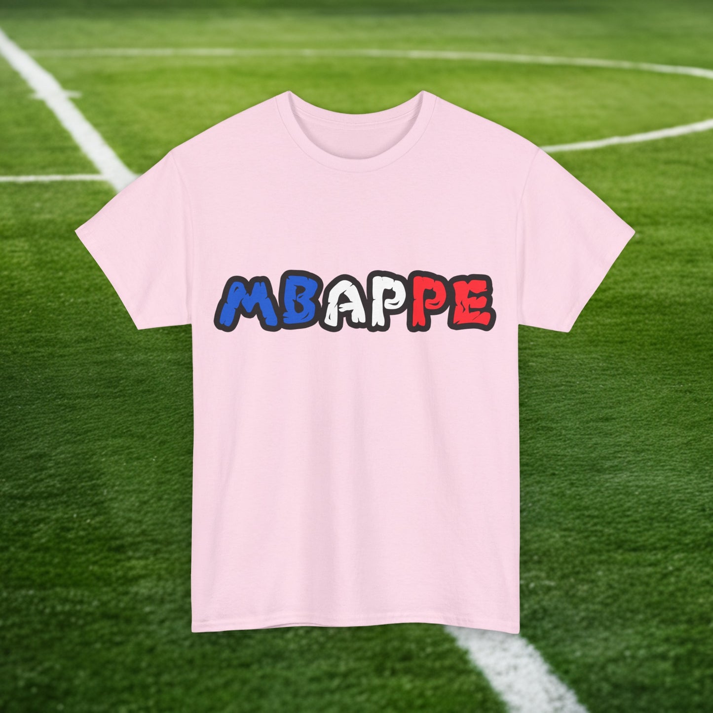 Kylian Mbappe France Euro 2024 Ninja Turtle Funny Football Soccer Unisex Heavy Cotton Tee Light Pink T-shirts Football Kylian Mbappe Ninja Turtles Real Madrid Printify