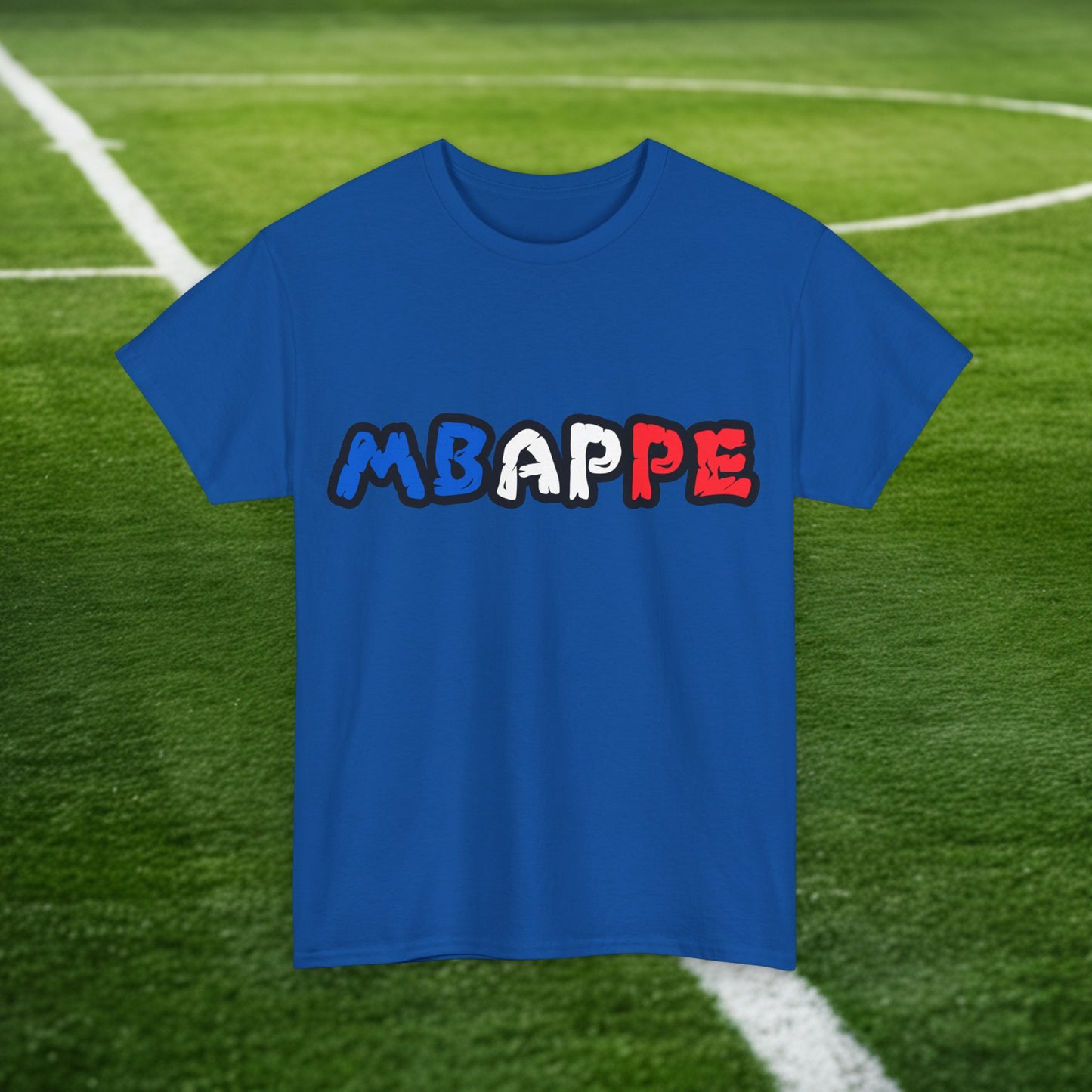 Kylian Mbappe France Euro 2024 Ninja Turtle Funny Football Soccer Unisex Heavy Cotton Tee Royal T-shirts Football Kylian Mbappe Ninja Turtles Real Madrid Printify