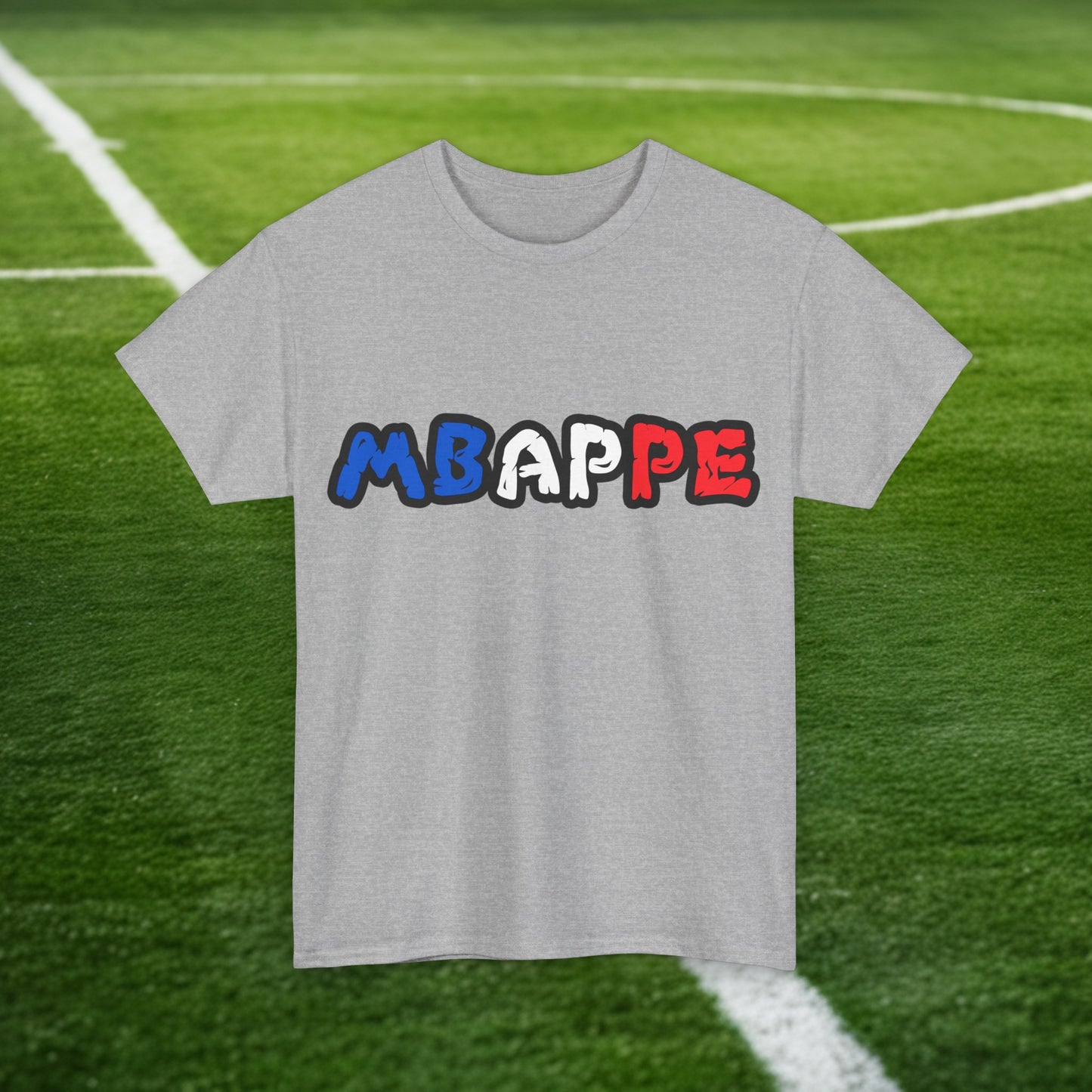 Kylian Mbappe France Euro 2024 Ninja Turtle Funny Football Soccer Unisex Heavy Cotton Tee Sport Grey T-shirts Football Kylian Mbappe Ninja Turtles Real Madrid Printify