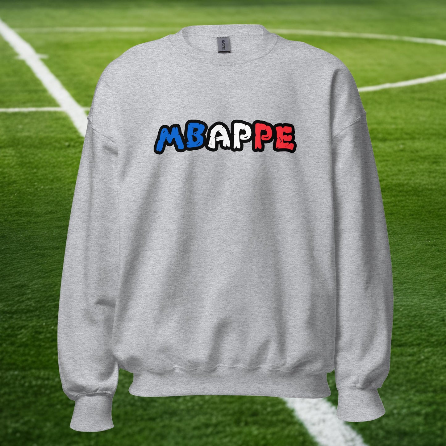 Kylian Mbappe France Euro 2024 Ninja Turtle Funny Football Soccer Unisex Sweatshirt Sport Grey Sweatshirts Football Kylian Mbappe Ninja Turtles Real Madrid Next Cult Brand