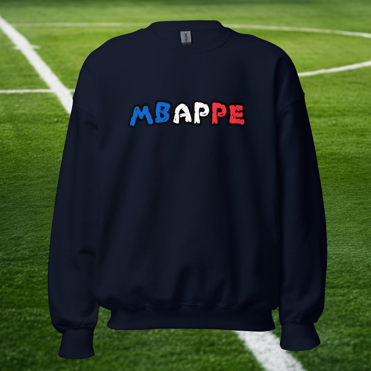 Kylian Mbappe France Euro 2024 Ninja Turtle Funny Football Soccer Unisex Sweatshirt Navy Sweatshirts Football Kylian Mbappe Ninja Turtles Real Madrid Next Cult Brand