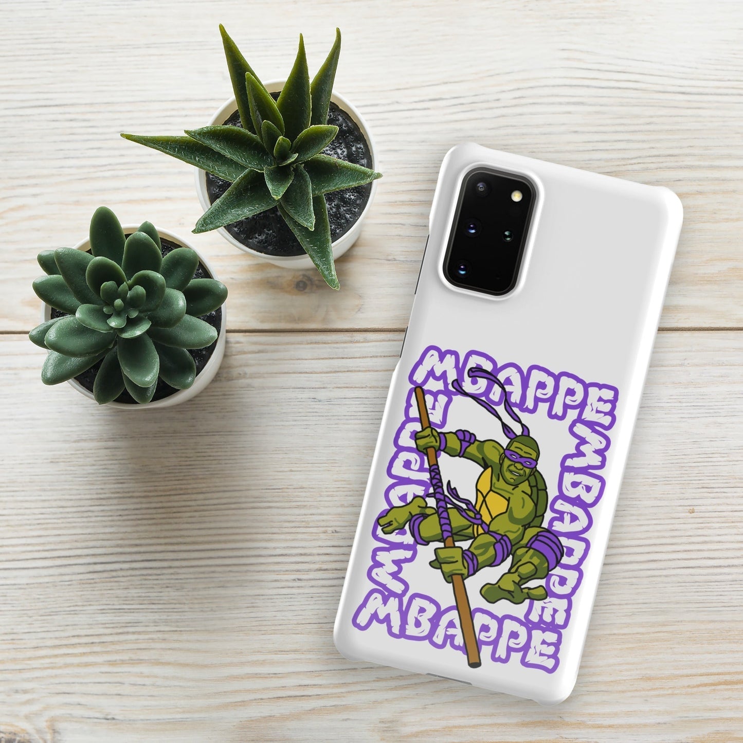 Kylian Mbappe Purple Ninja Turtle Donatello Snap case for Samsung® Glossy Samsung Galaxy S20 Plus Mobile Phone Cases Football Kylian Mbappe Ninja Turtles PSG Real Madrid Next Cult Brand