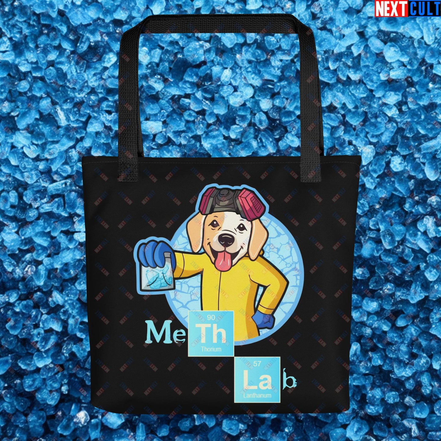 Meth Lab Breaking Bad Funny Labrador Retriever Dog Tote bag Default Title Bags Breaking Bad Dogs TV Shows Next Cult Brand