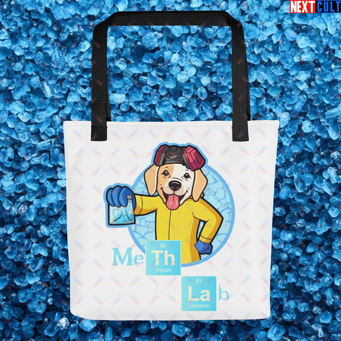 Meth Lab Breaking Bad Funny Labrador Retriever Dog Tote bag Default Title Bags Breaking Bad Dogs TV Shows Next Cult Brand