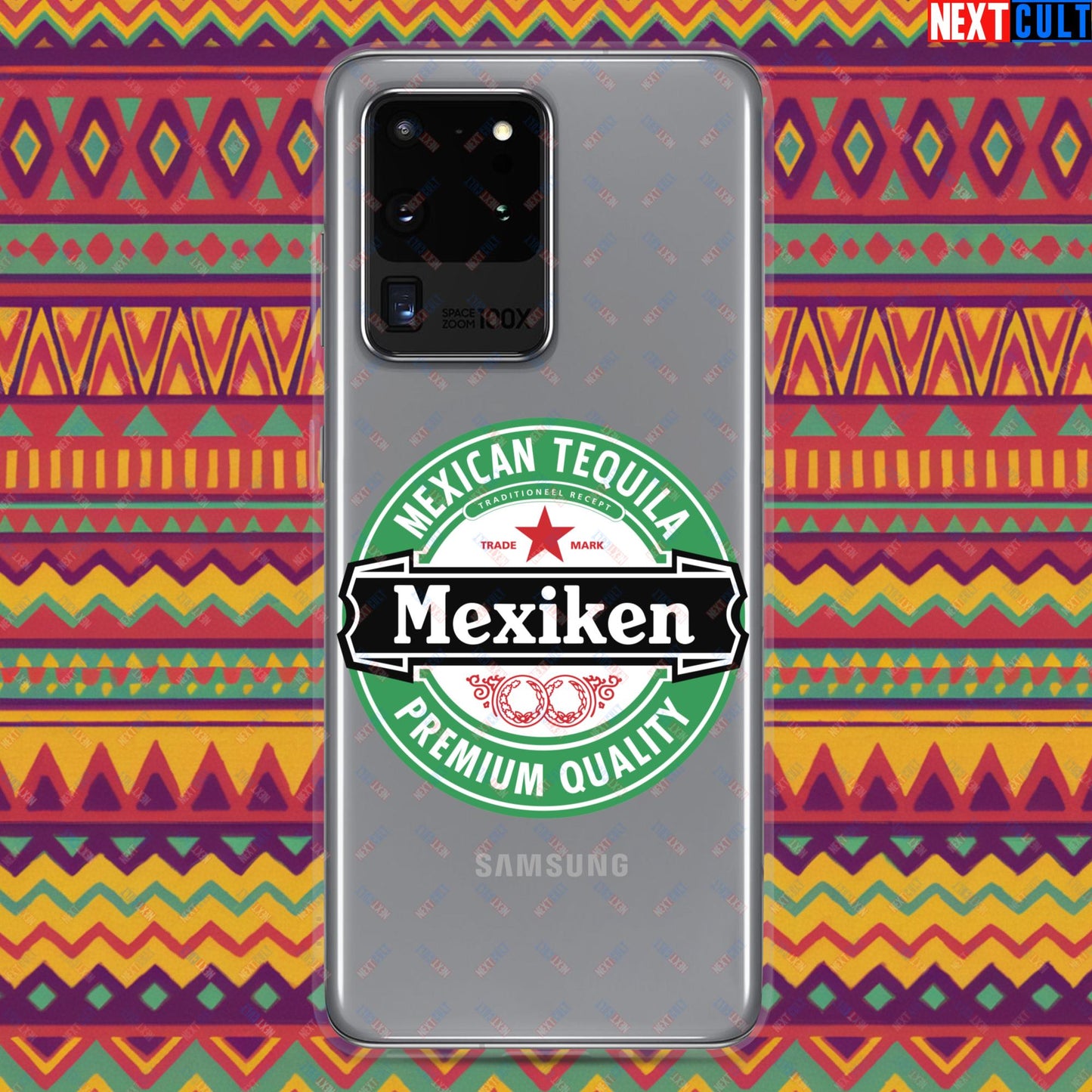 Mexiken Mexican Tequila Funny Heineken Beer Meme Clear Case for Samsung Samsung Galaxy S20 Ultra Mobile Phone Cases Mexico Next Cult Brand