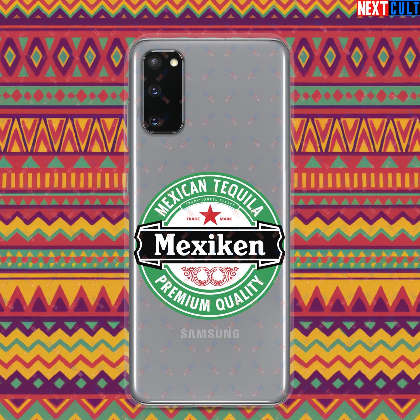 Mexiken Mexican Tequila Funny Heineken Beer Meme Clear Case for Samsung Samsung Galaxy S20 Mobile Phone Cases Mexico Next Cult Brand