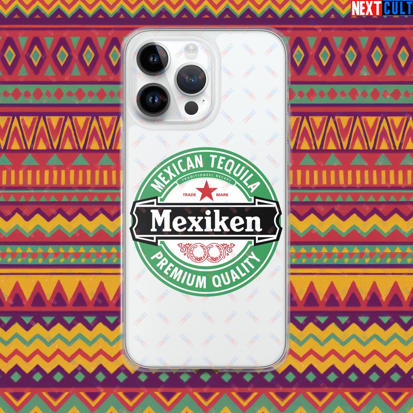 Mexiken Mexican Tequila Funny Heineken Beer Meme Clear Case for iPhone iPhone 14 Pro Max Mobile Phone Cases Mexico Next Cult Brand