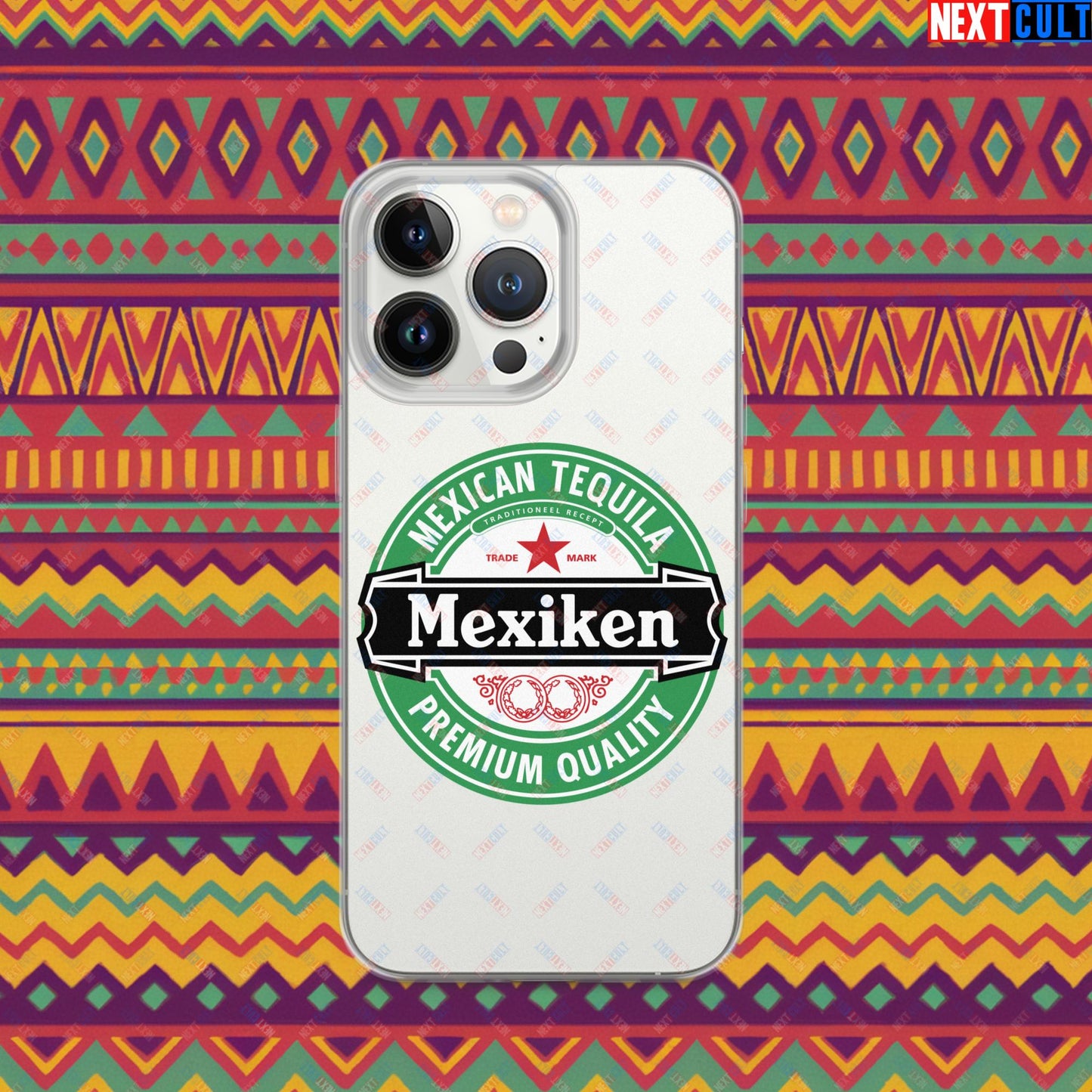 Mexiken Mexican Tequila Funny Heineken Beer Meme Clear Case for iPhone iPhone 13 Pro Mobile Phone Cases Mexico Next Cult Brand