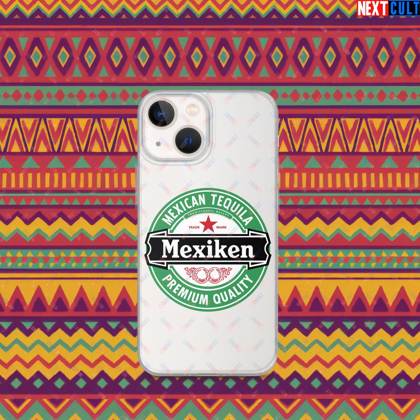 Mexiken Mexican Tequila Funny Heineken Beer Meme Clear Case for iPhone iPhone 13 mini Mobile Phone Cases Mexico Next Cult Brand