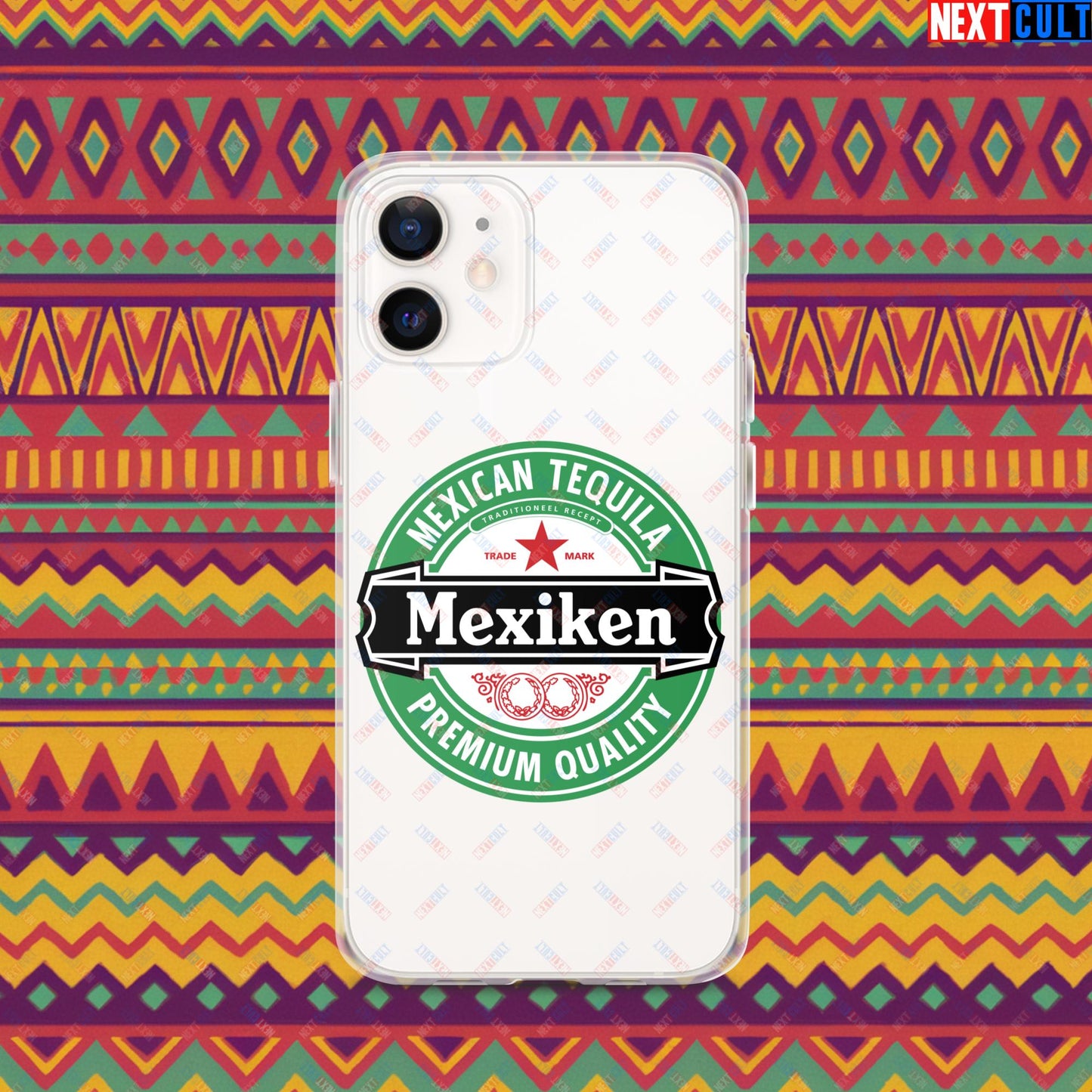 Mexiken Mexican Tequila Funny Heineken Beer Meme Clear Case for iPhone iPhone 12 Mobile Phone Cases Mexico Next Cult Brand