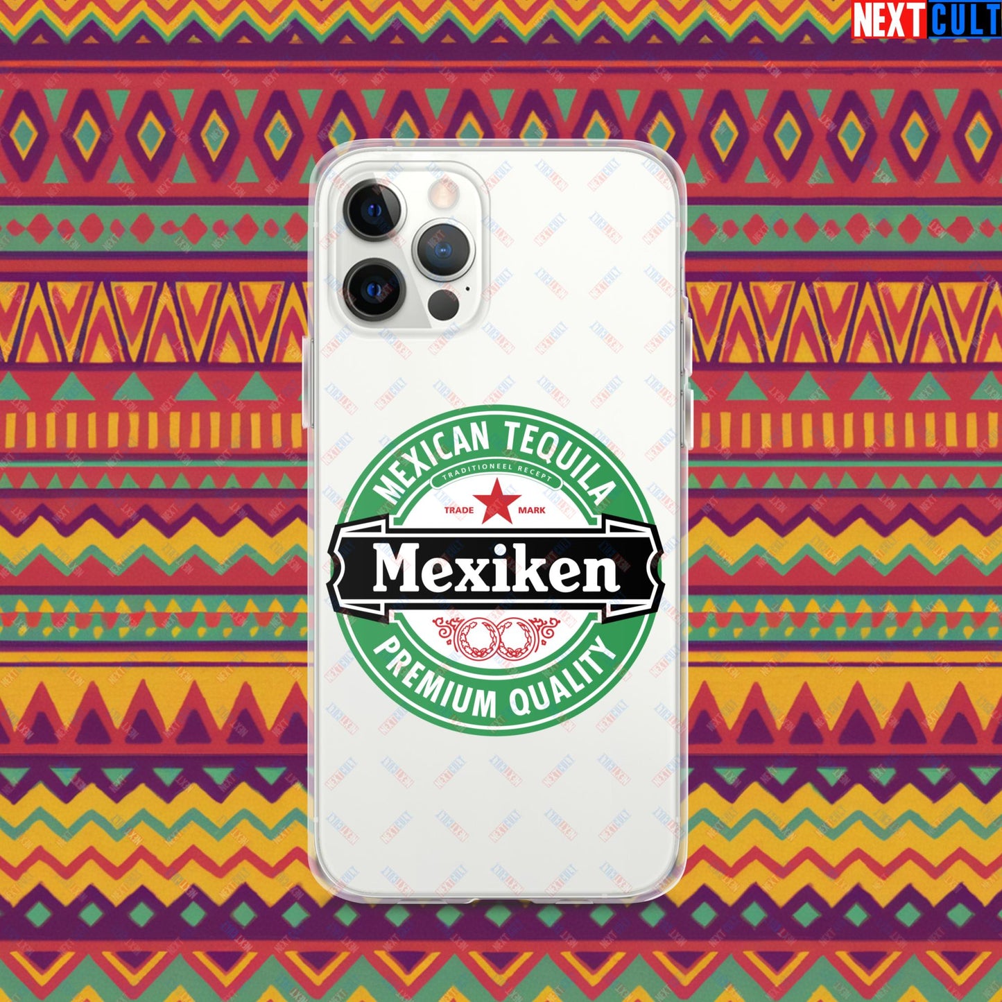 Mexiken Mexican Tequila Funny Heineken Beer Meme Clear Case for iPhone iPhone 12 Pro Mobile Phone Cases Mexico Next Cult Brand
