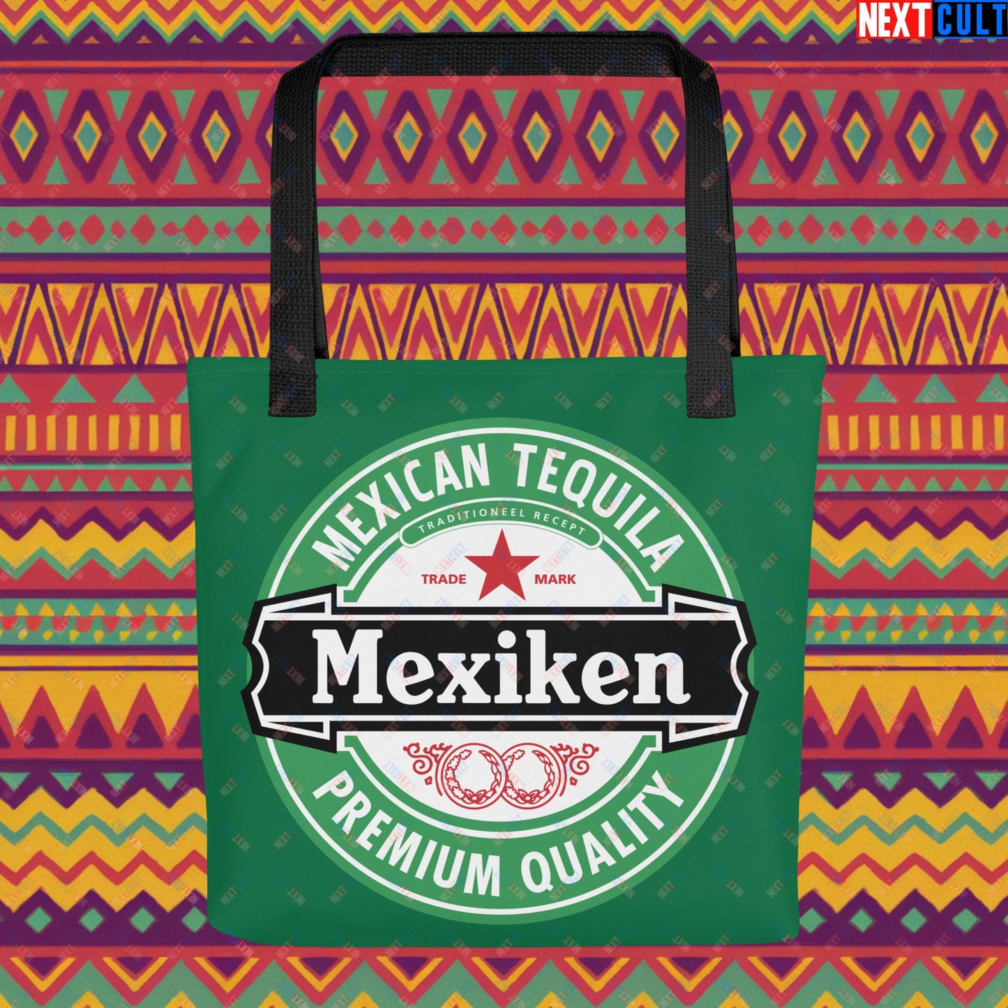 Mexiken Mexican Tequila Funny Heineken Beer Meme Tote bag Default Title Bags Mexico Next Cult Brand