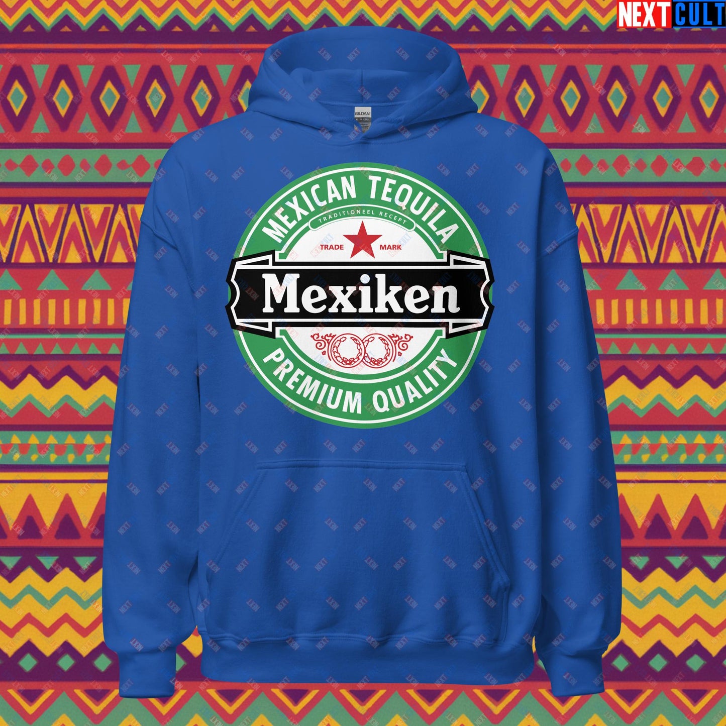 Mexiken Mexican Tequila Funny Heineken Beer Meme Unisex Hoodie Royal Hoodies Mexico Next Cult Brand