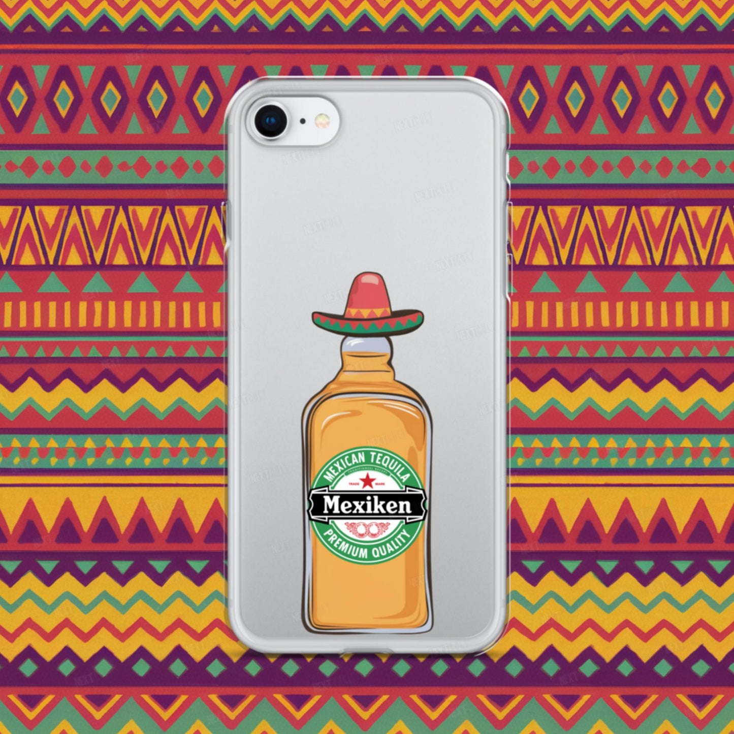 Mexiken Mexican Tequila Funny Heineken Beer Parody Clear Case for iPhone iPhone SE Mobile Phone Cases Mexico Next Cult Brand