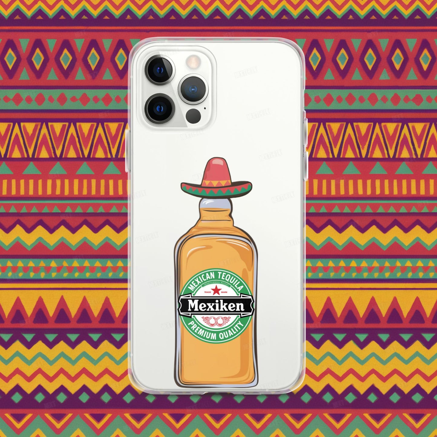 Mexiken Mexican Tequila Funny Heineken Beer Parody Clear Case for iPhone iPhone 12 Pro Max Mobile Phone Cases Mexico Next Cult Brand