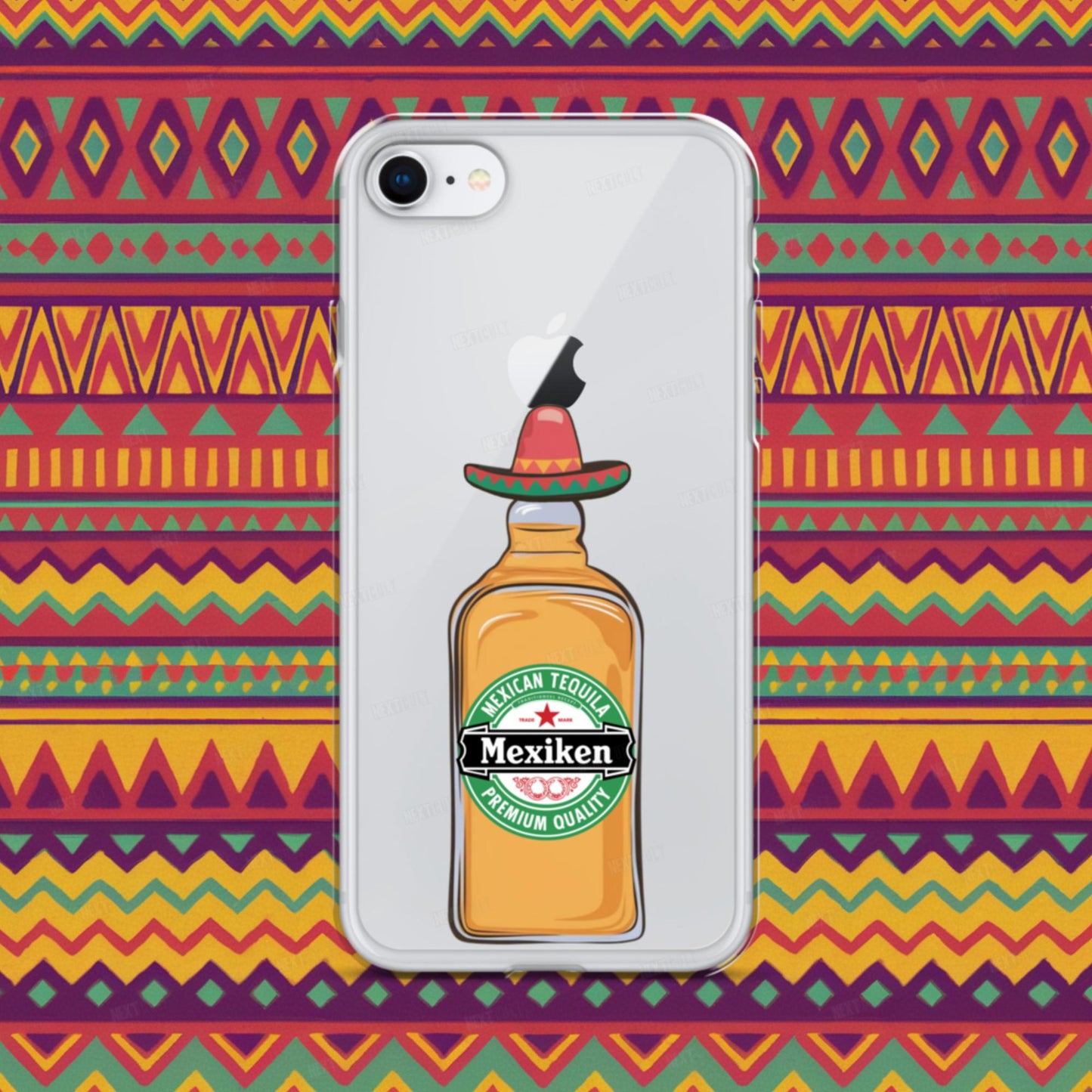 Mexiken Mexican Tequila Funny Heineken Beer Parody Clear Case for iPhone iPhone 7 8 Mobile Phone Cases Mexico Next Cult Brand
