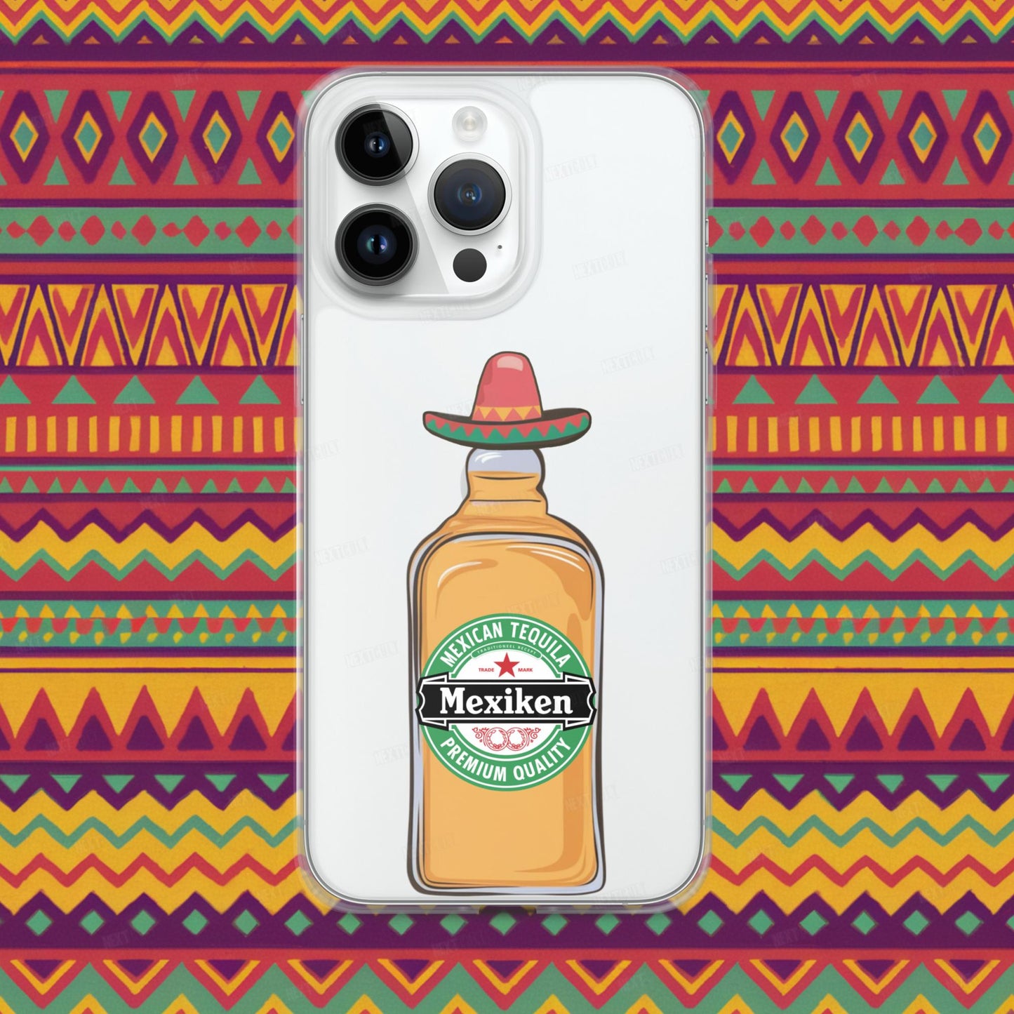 Mexiken Mexican Tequila Funny Heineken Beer Parody Clear Case for iPhone iPhone 14 Pro Max Mobile Phone Cases Mexico Next Cult Brand