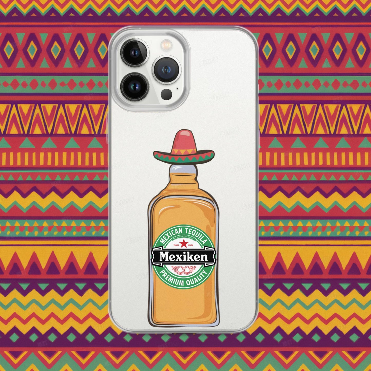 Mexiken Mexican Tequila Funny Heineken Beer Parody Clear Case for iPhone iPhone 13 Pro Max Mobile Phone Cases Mexico Next Cult Brand