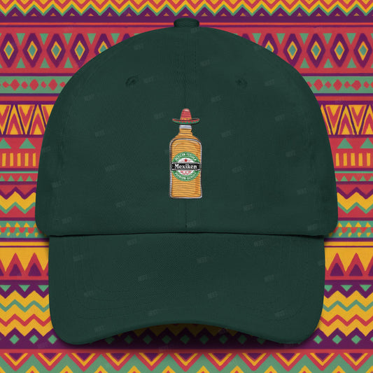 Mexiken Mexican Tequila Funny Heineken Beer Parody Dad hat Spruce Hats Mexico Next Cult Brand