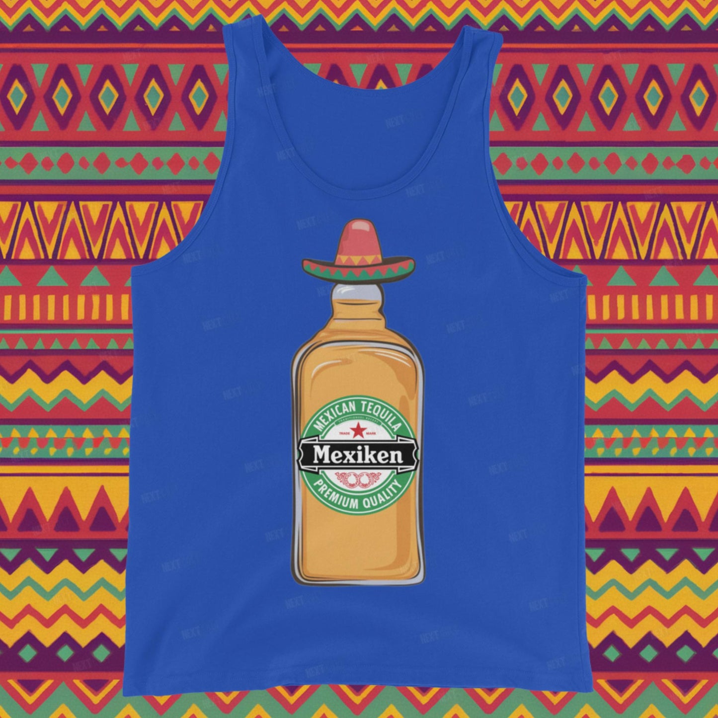 Mexiken Mexican Tequila Funny Heineken Beer Parody Tank Top True Royal Tank Tops Mexico Next Cult Brand