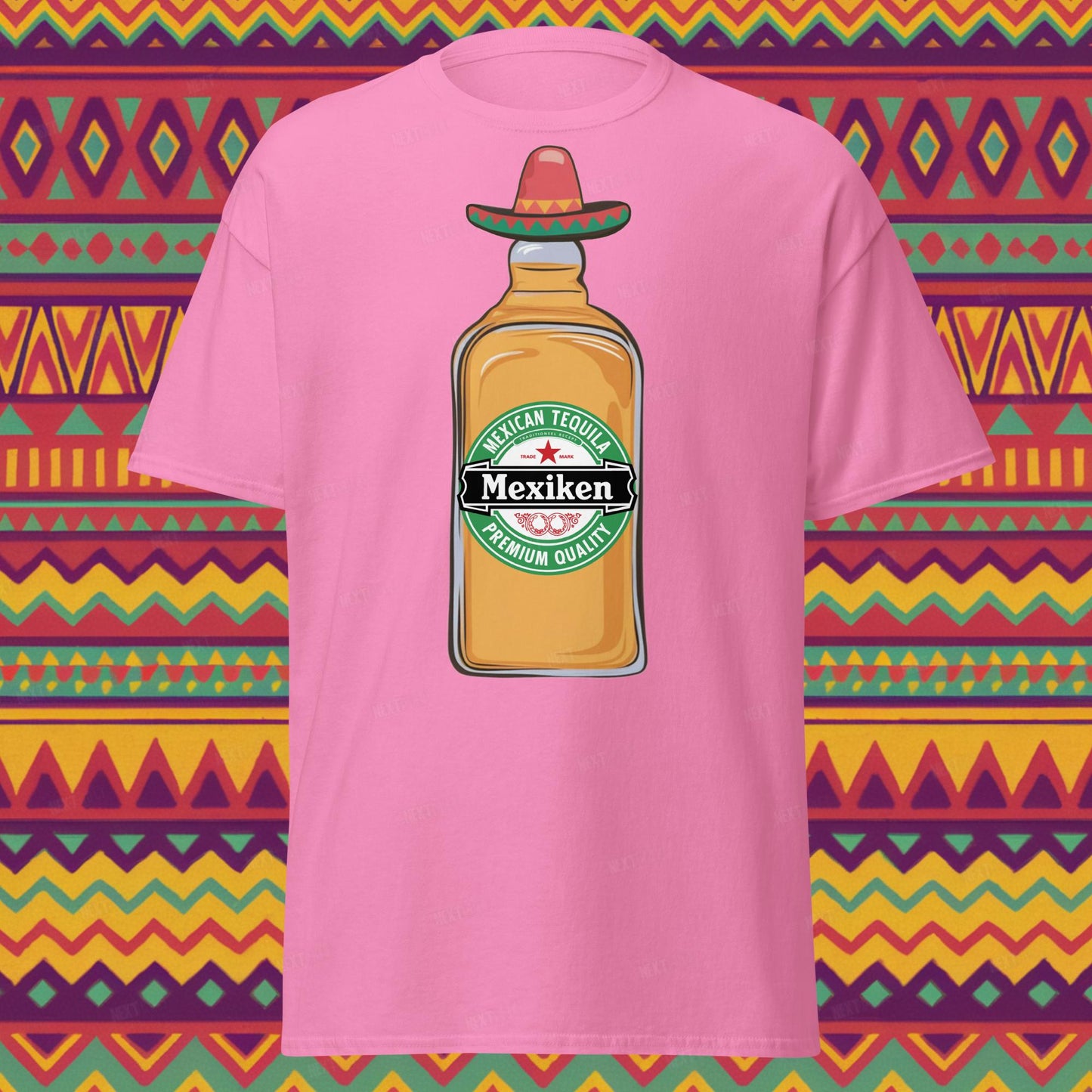 Mexiken Mexican Tequila Funny Heineken Beer Parody Unisex tee Azalea T-shirts Mexico Next Cult Brand