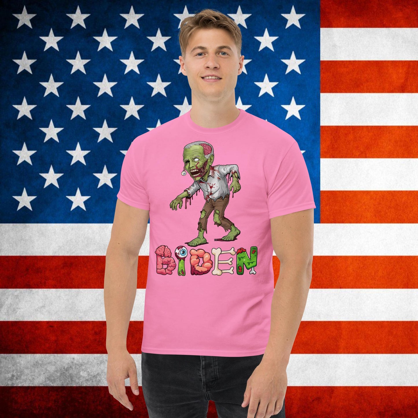 Old Joe Biden Zombie Walking Dead Funny Politics tee Azalea T-shirts Joe Biden Politics TV Shows Walking Dead Zombie Next Cult Brand