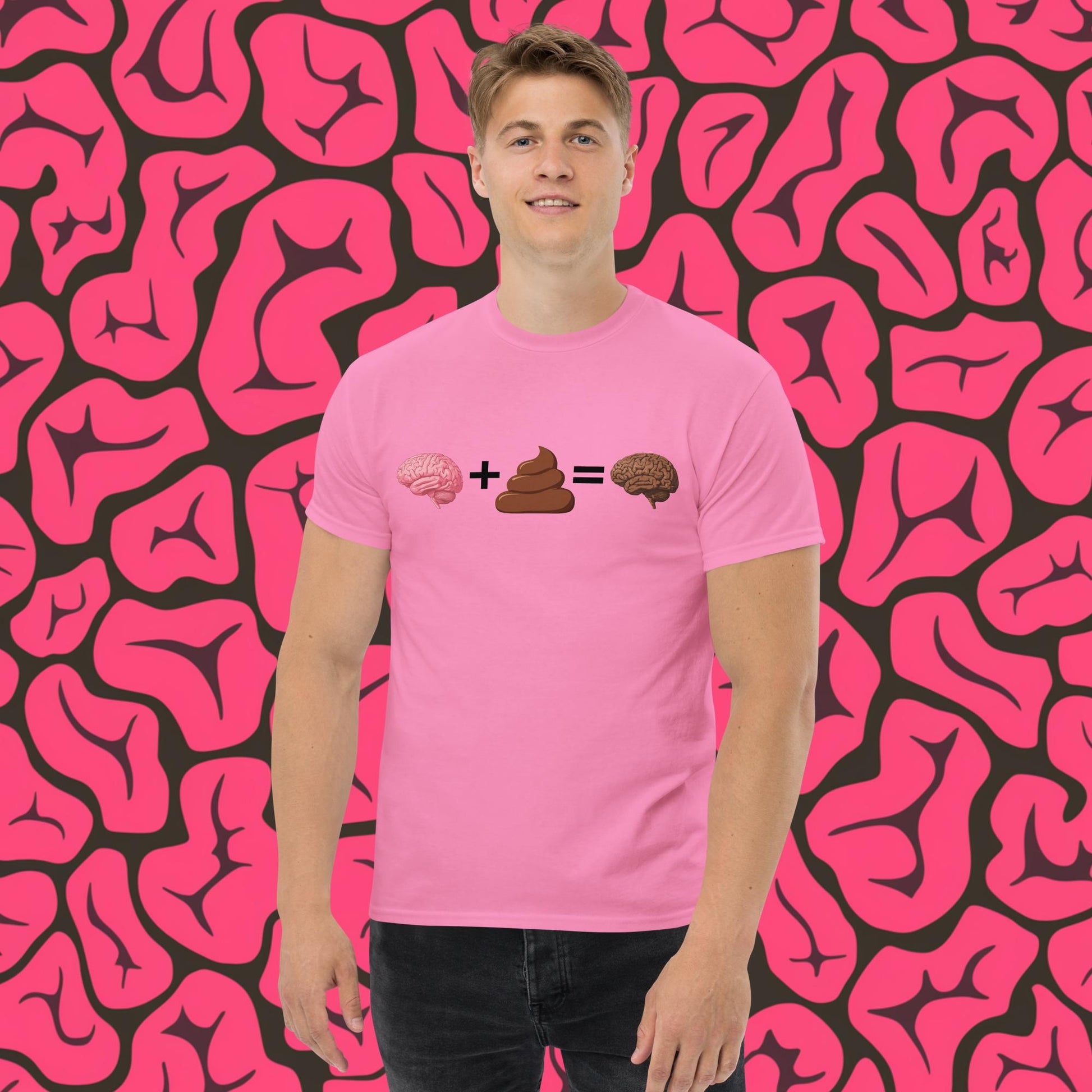 Poo for Brains Funny Math Equation Unisex tee Azalea T-shirts Brains Life Math Next Cult Brand
